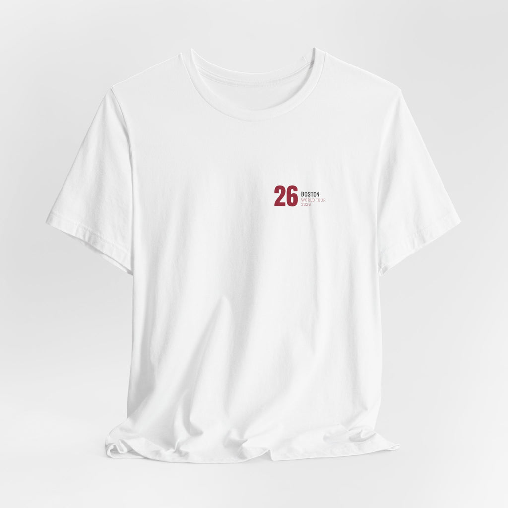 Boston City Poster Tee — White · Limited Edition · Unisex