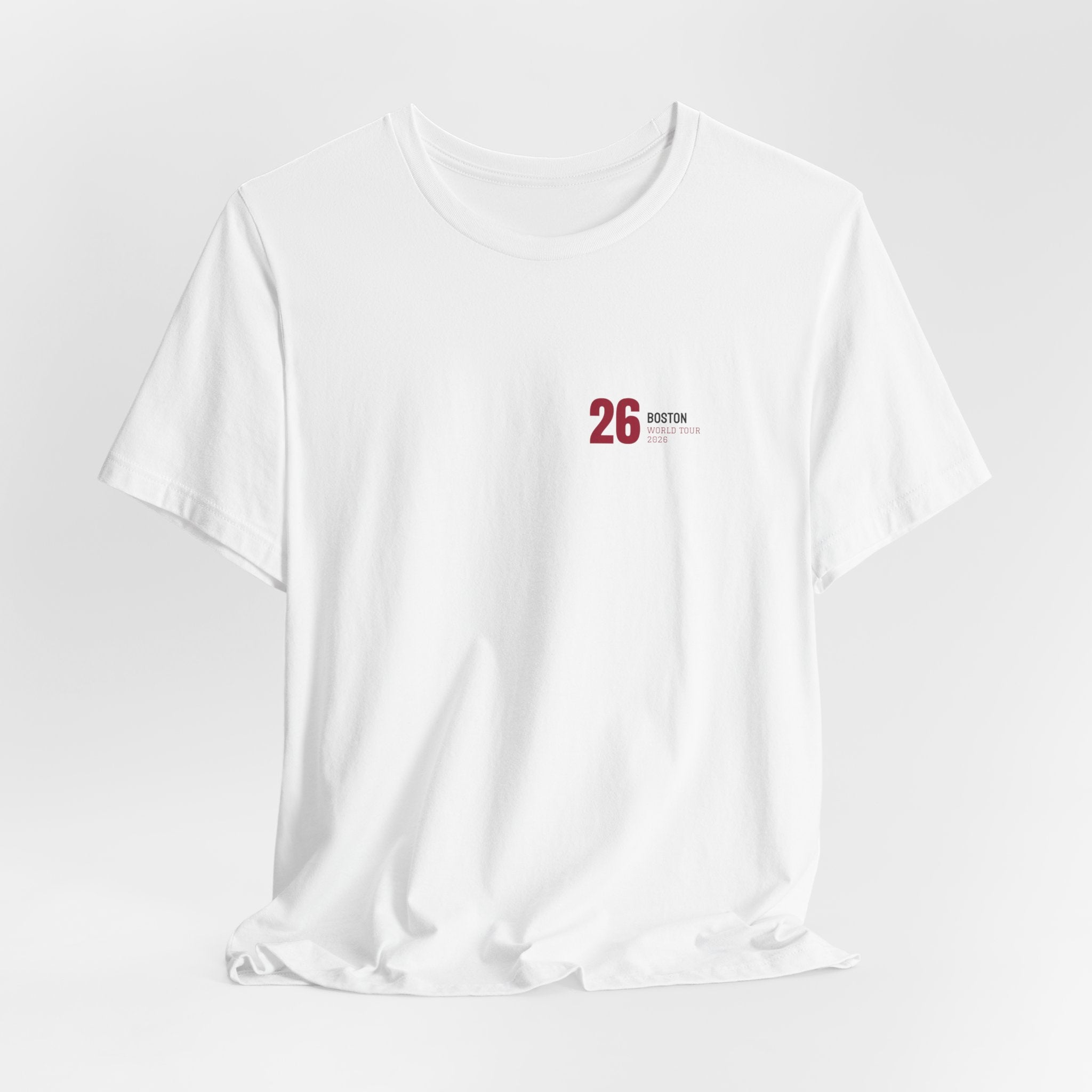 Boston City Poster Tee — White · Limited Edition · Unisex