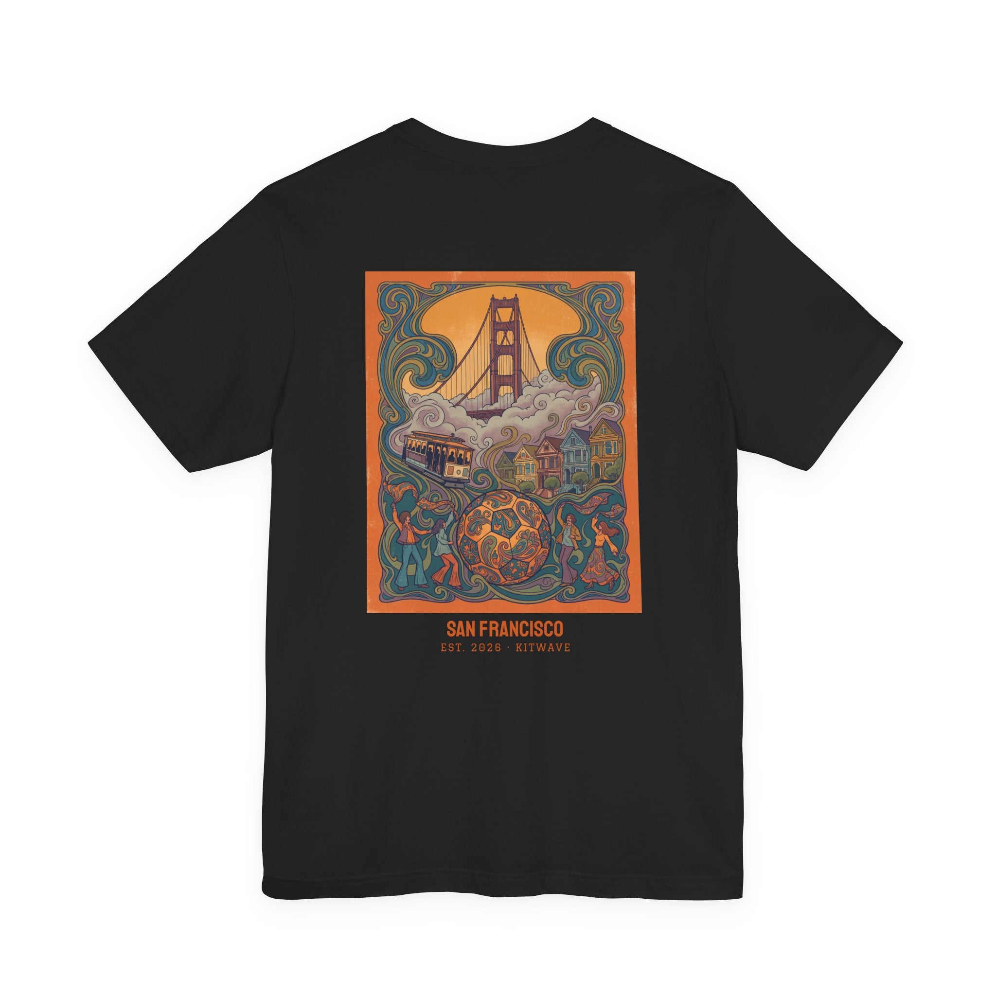 San Francisco City Poster Tee — Black · Limited Edition · Unisex