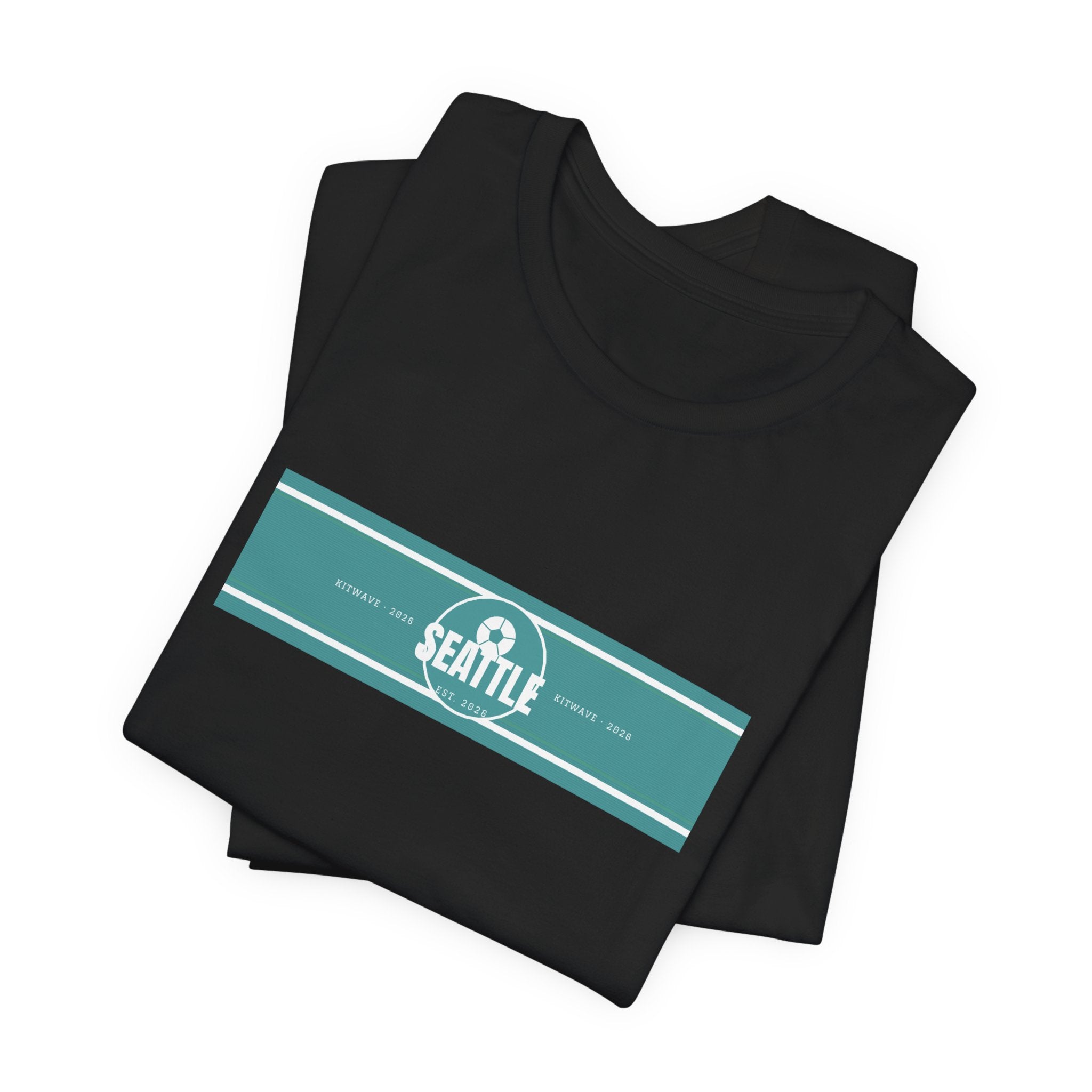 Seattle City Poster Tee — Black · Limited Edition · Unisex