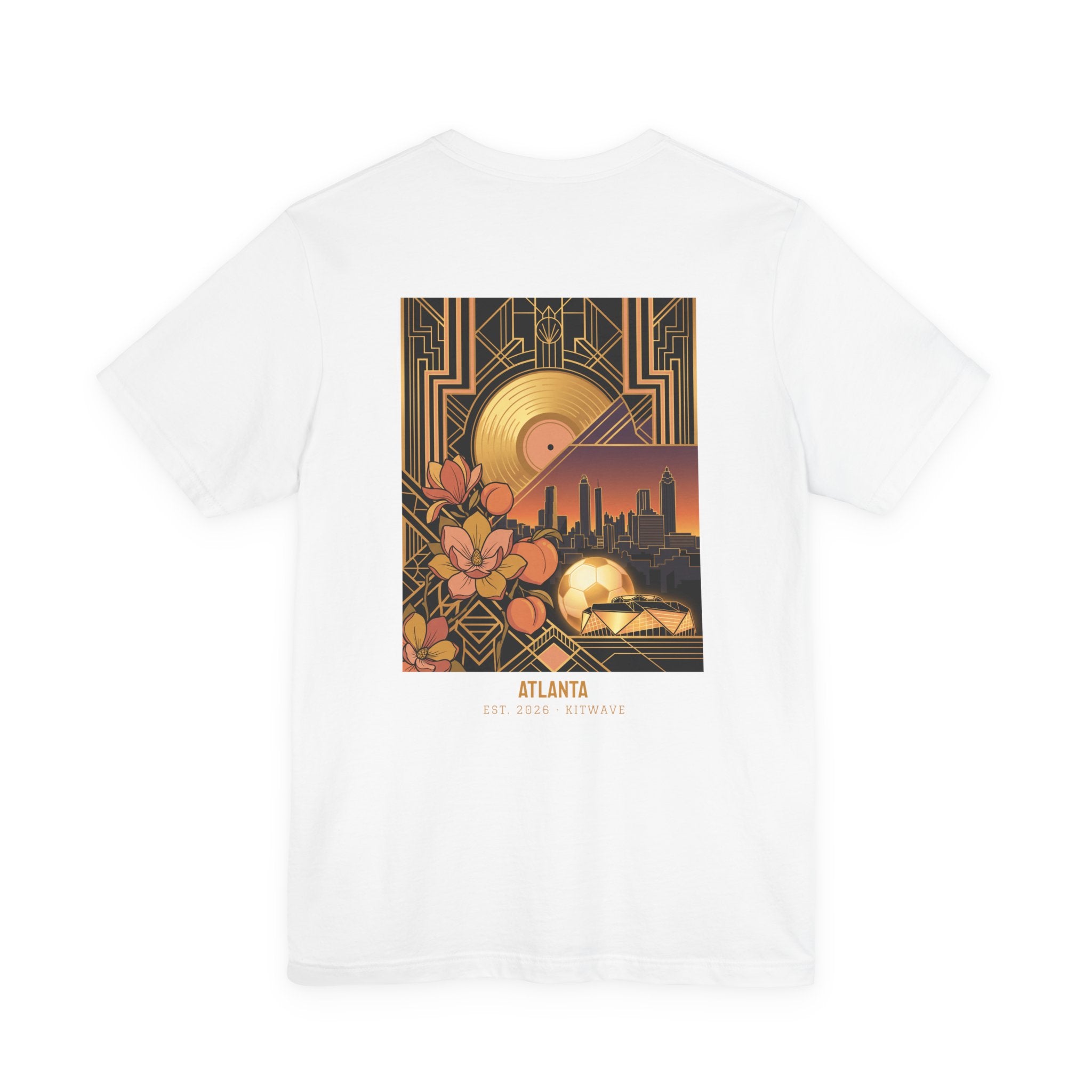 Atlanta City Poster Tee — White · Limited Edition · Unisex