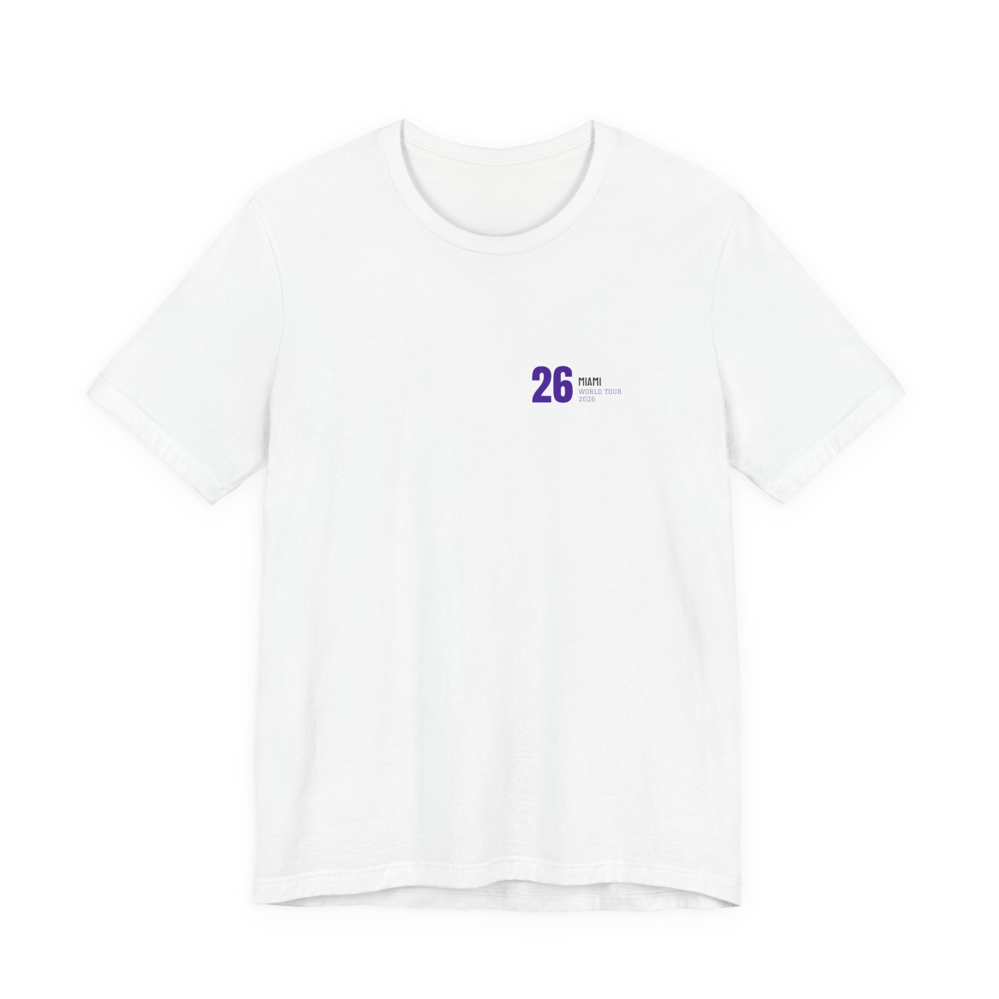 Miami City Poster Tee — White · Limited Edition · Unisex