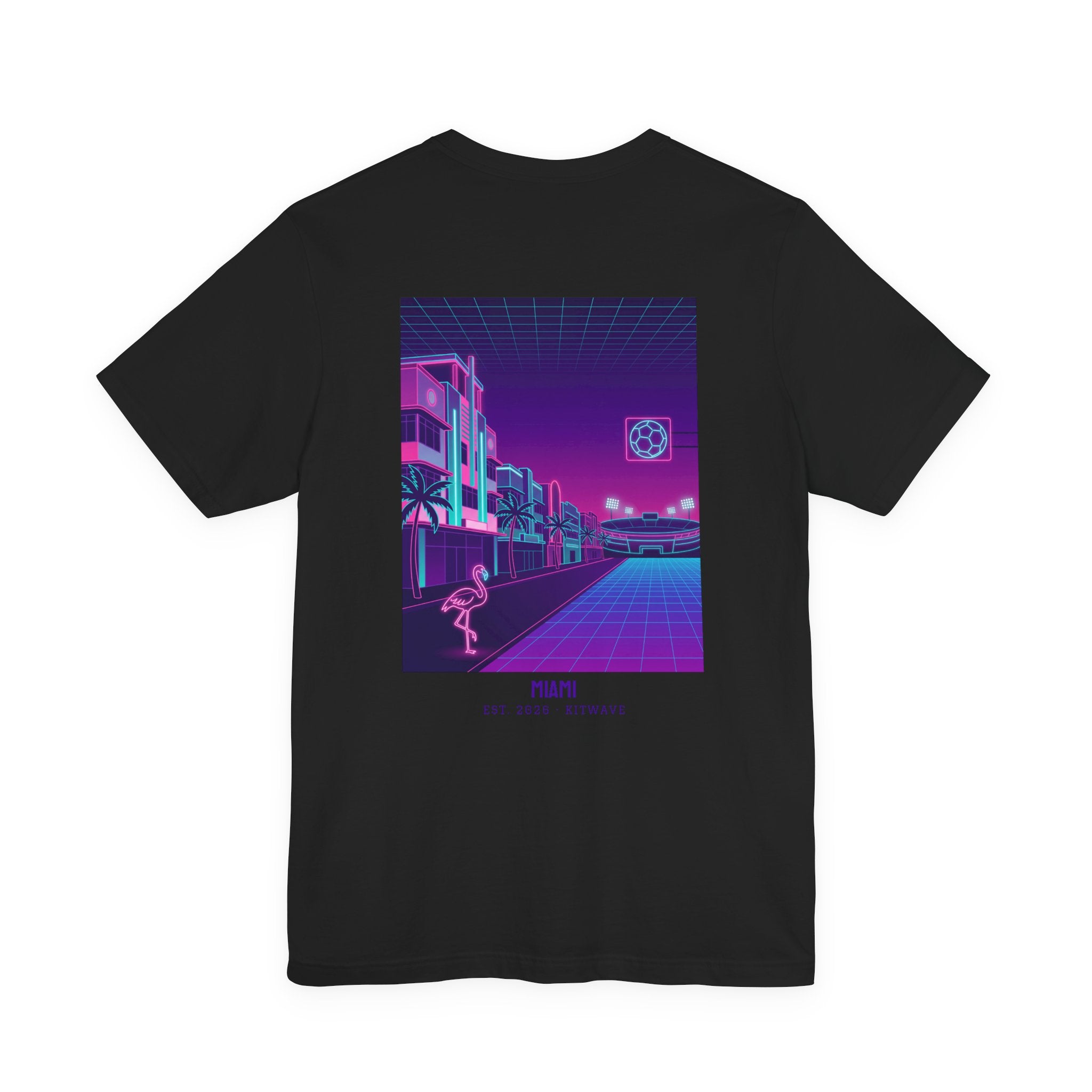 Miami City Poster Tee — Black · Limited Edition · Unisex