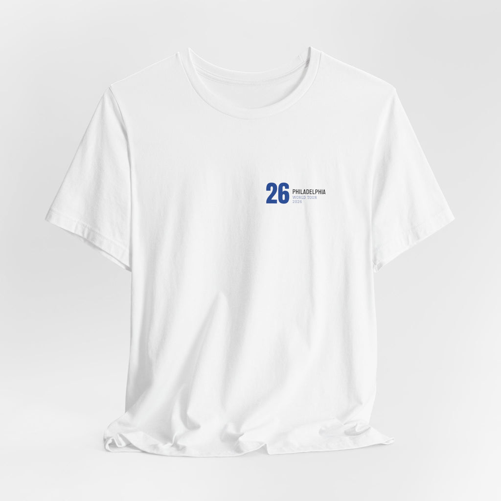 Philadelphia City Poster Tee — White · Limited Edition · Unisex