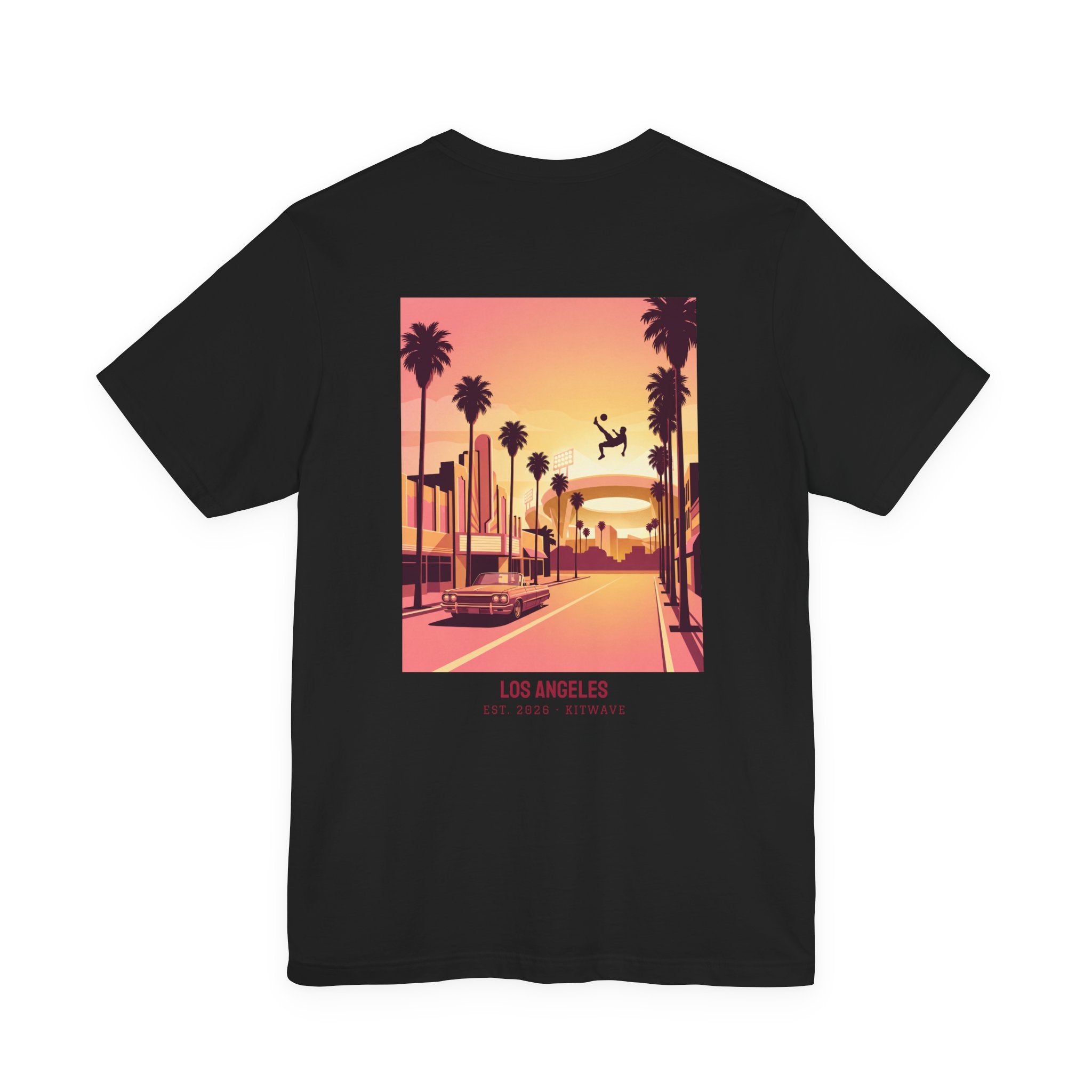 Los Angeles City Poster Tee — Black · Limited Edition · Unisex
