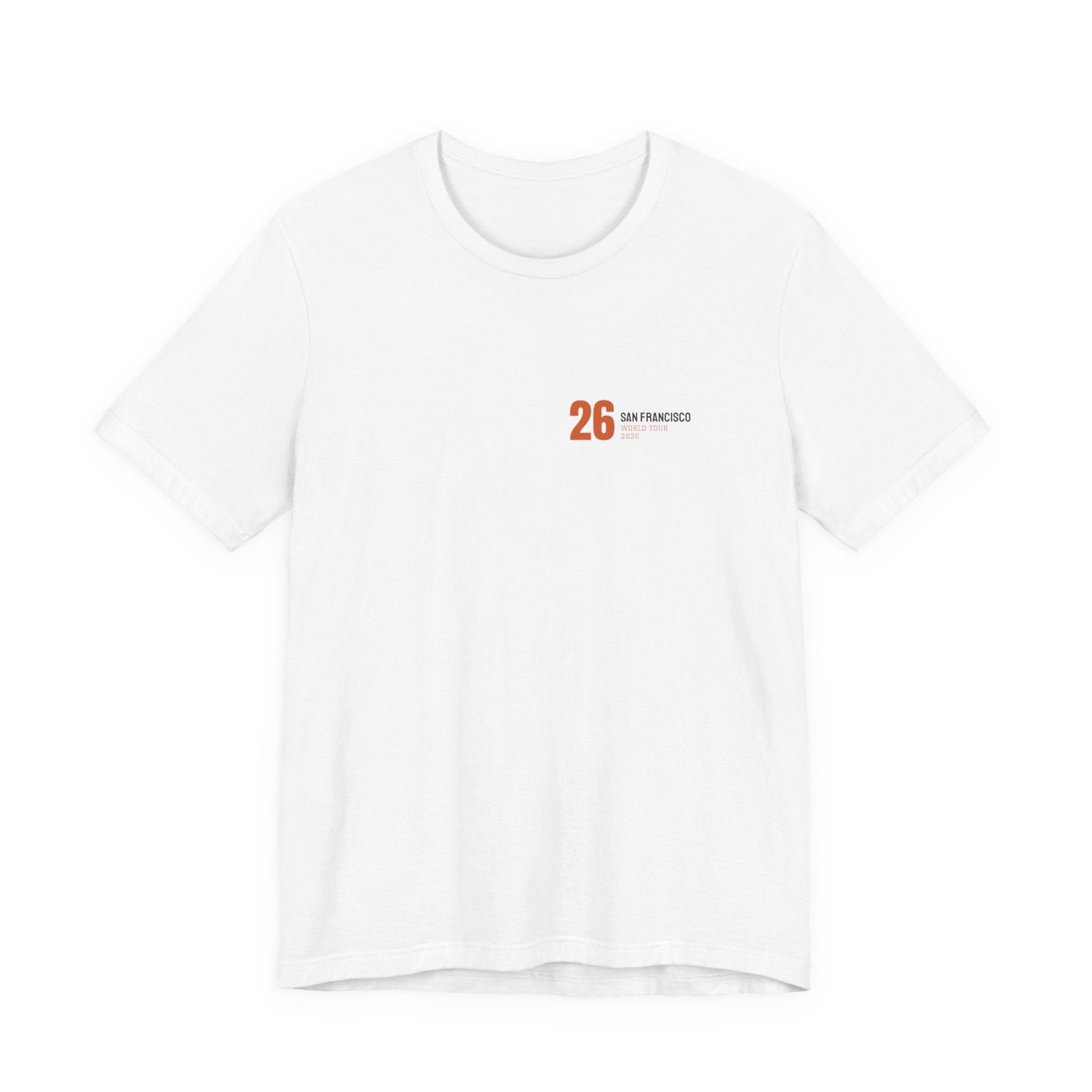 San Francisco City Poster Tee — White · Limited Edition · Unisex