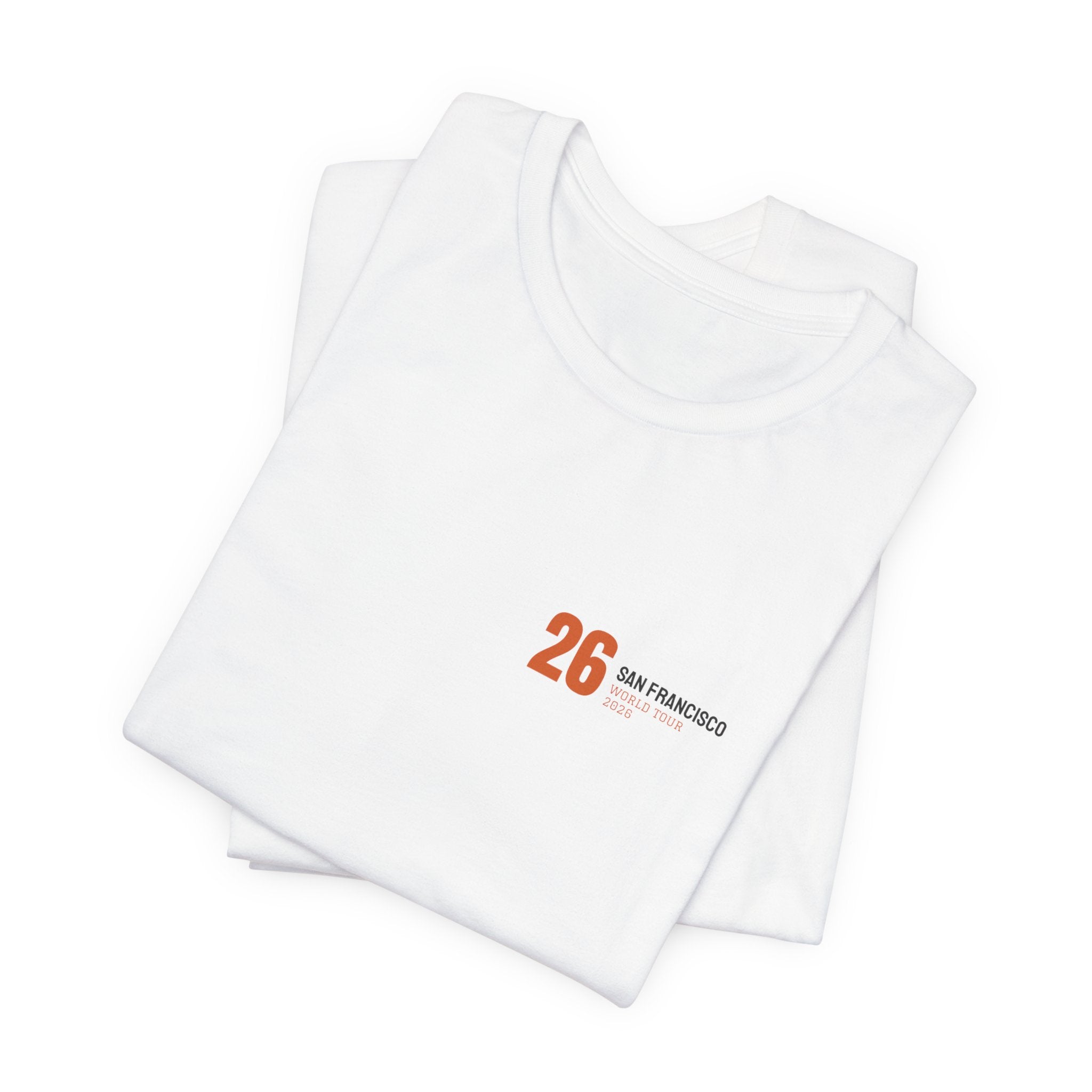 San Francisco City Poster Tee — White · Limited Edition · Unisex