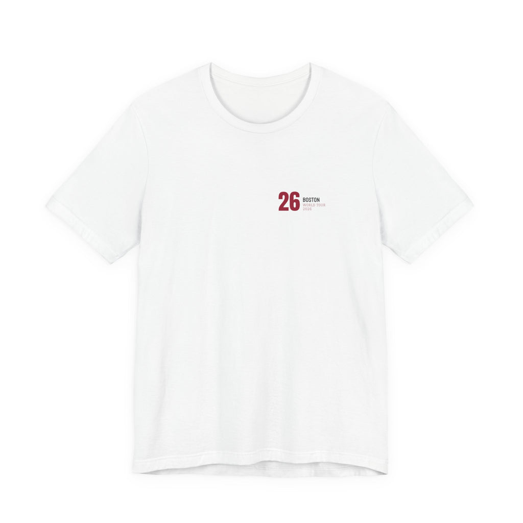 Boston City Poster Tee — White · Limited Edition · Unisex
