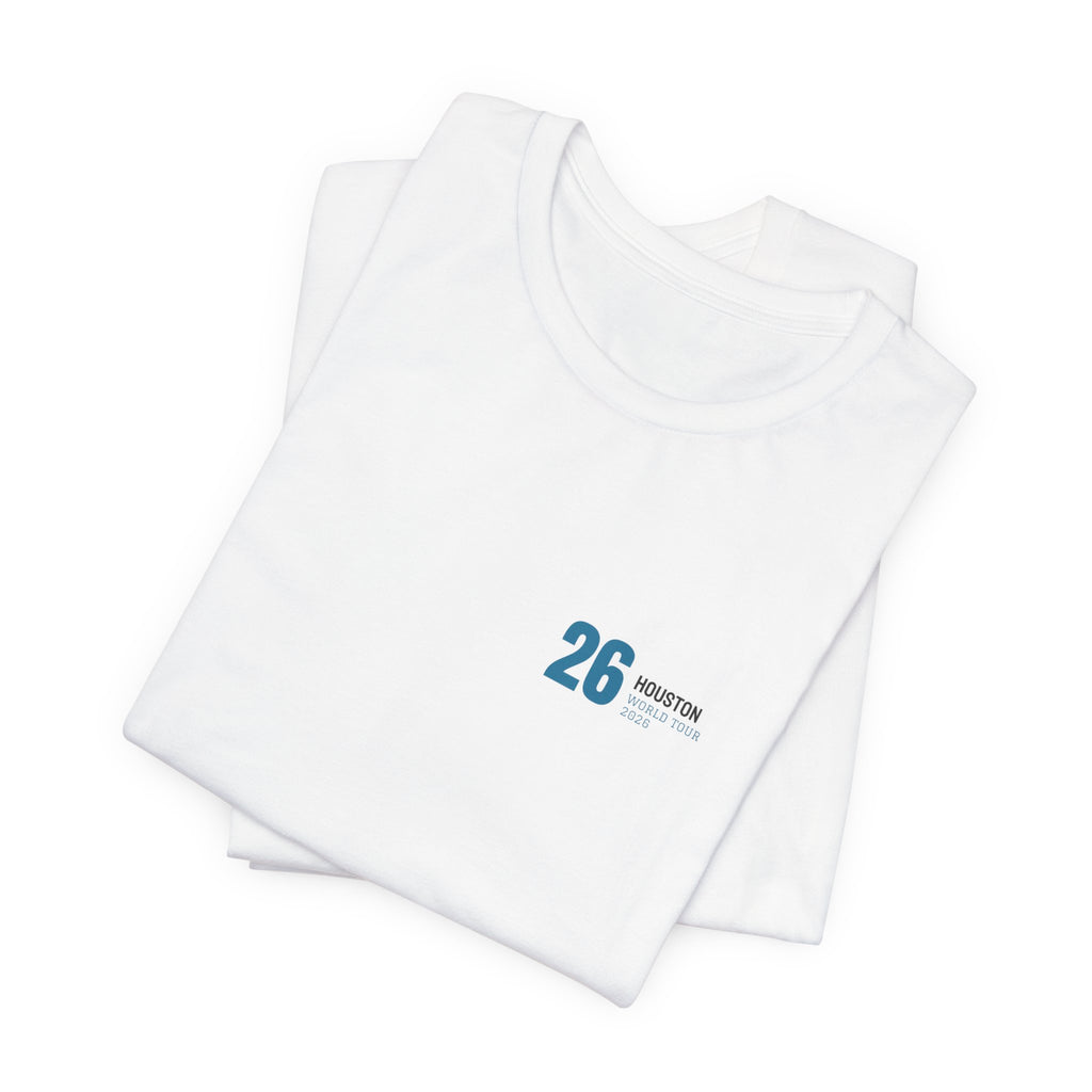 Houston City Poster Tee — White · Limited Edition · Unisex