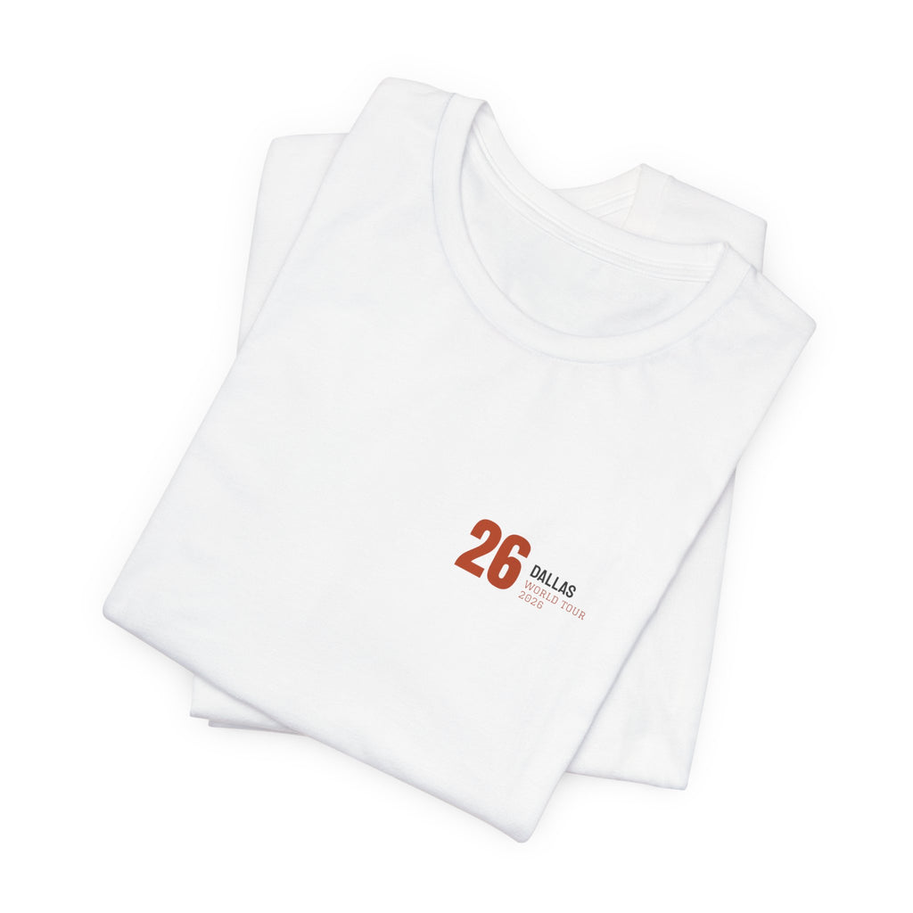 Dallas City Poster Tee - White · Limited Edition · Unisex