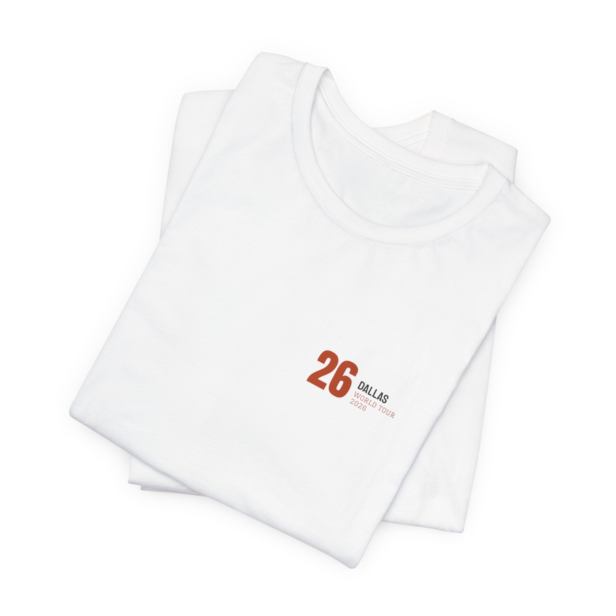 Dallas City Poster Tee — White · Limited Edition · Unisex