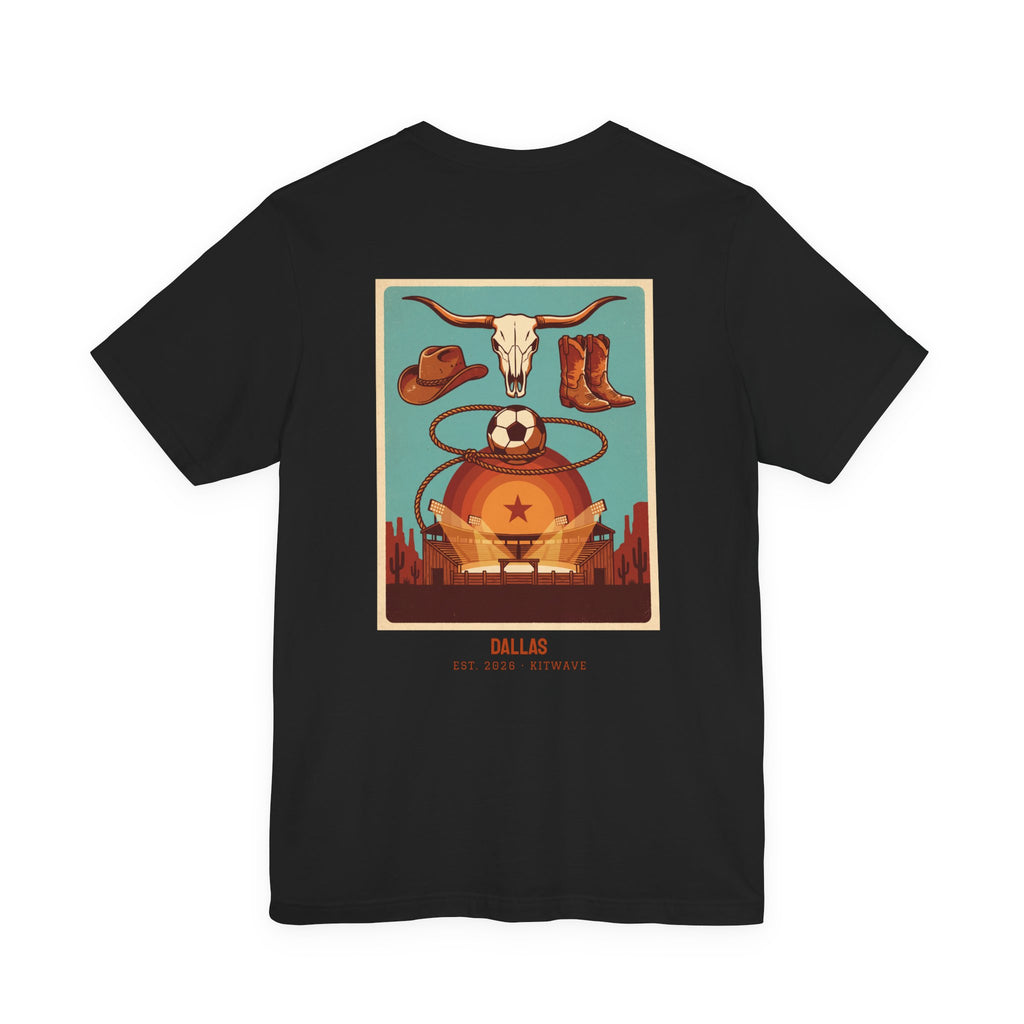Dallas City Poster Tee - Black · Limited Edition · Unisex