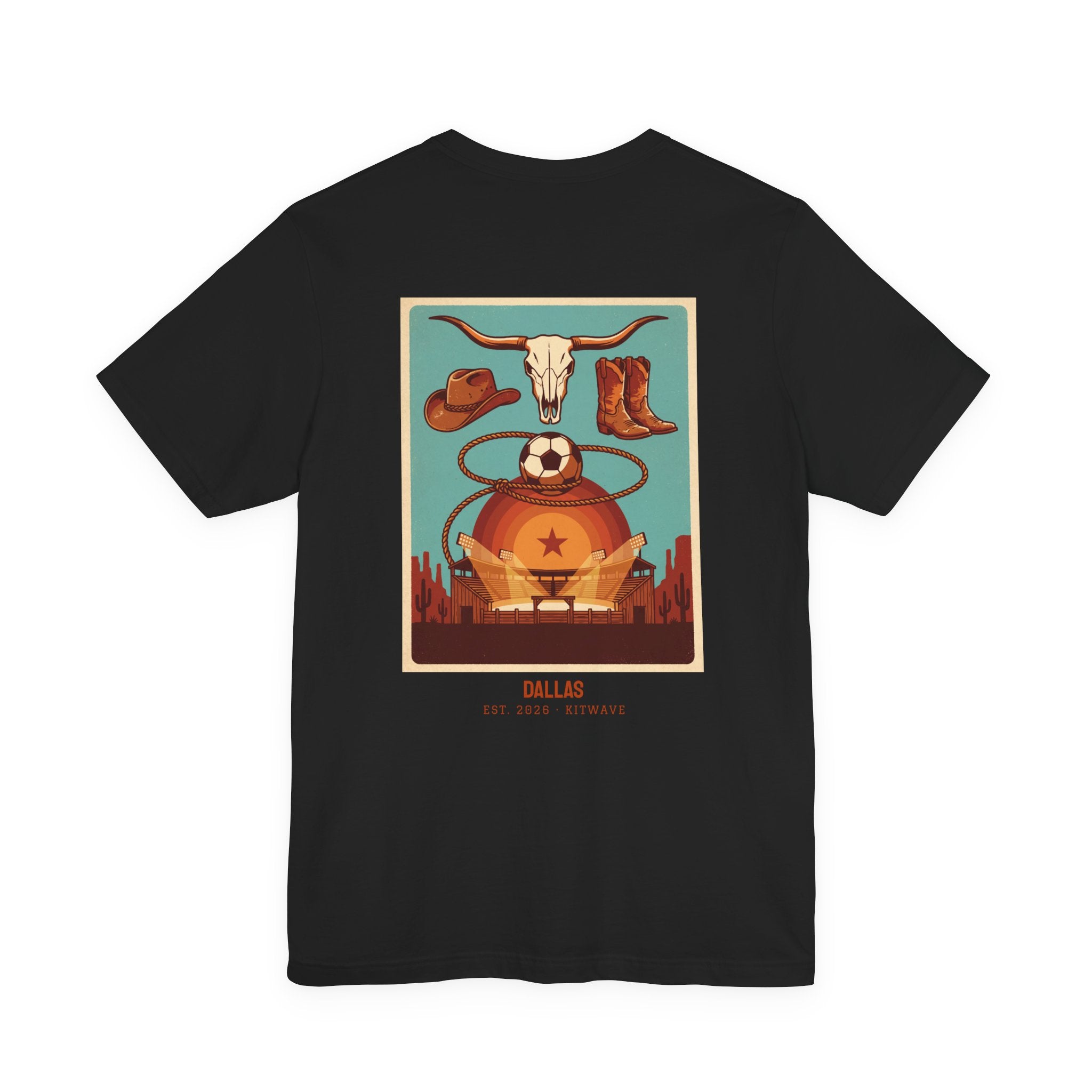 Dallas City Poster Tee — Black · Limited Edition · Unisex