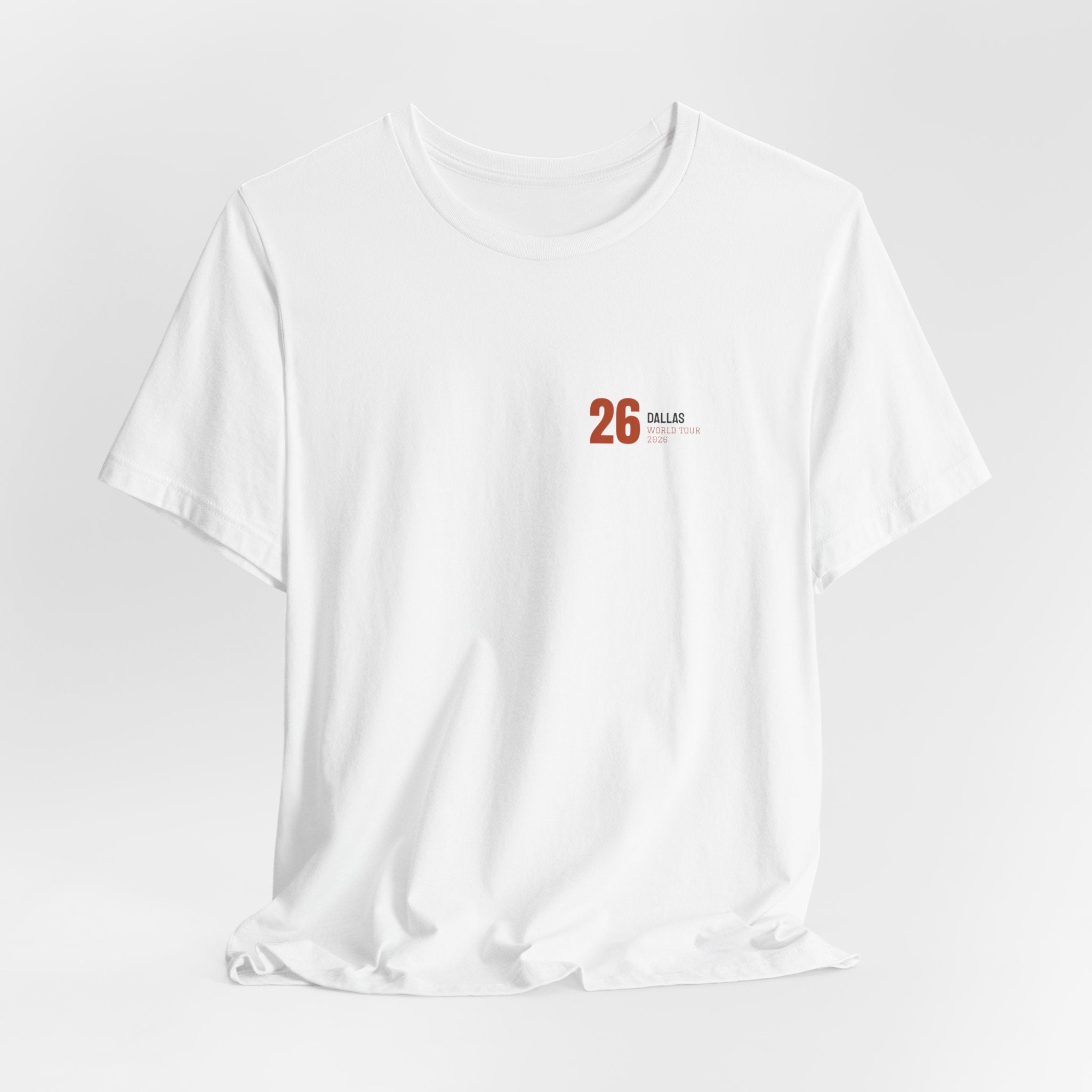 Dallas City Poster Tee — White · Limited Edition · Unisex