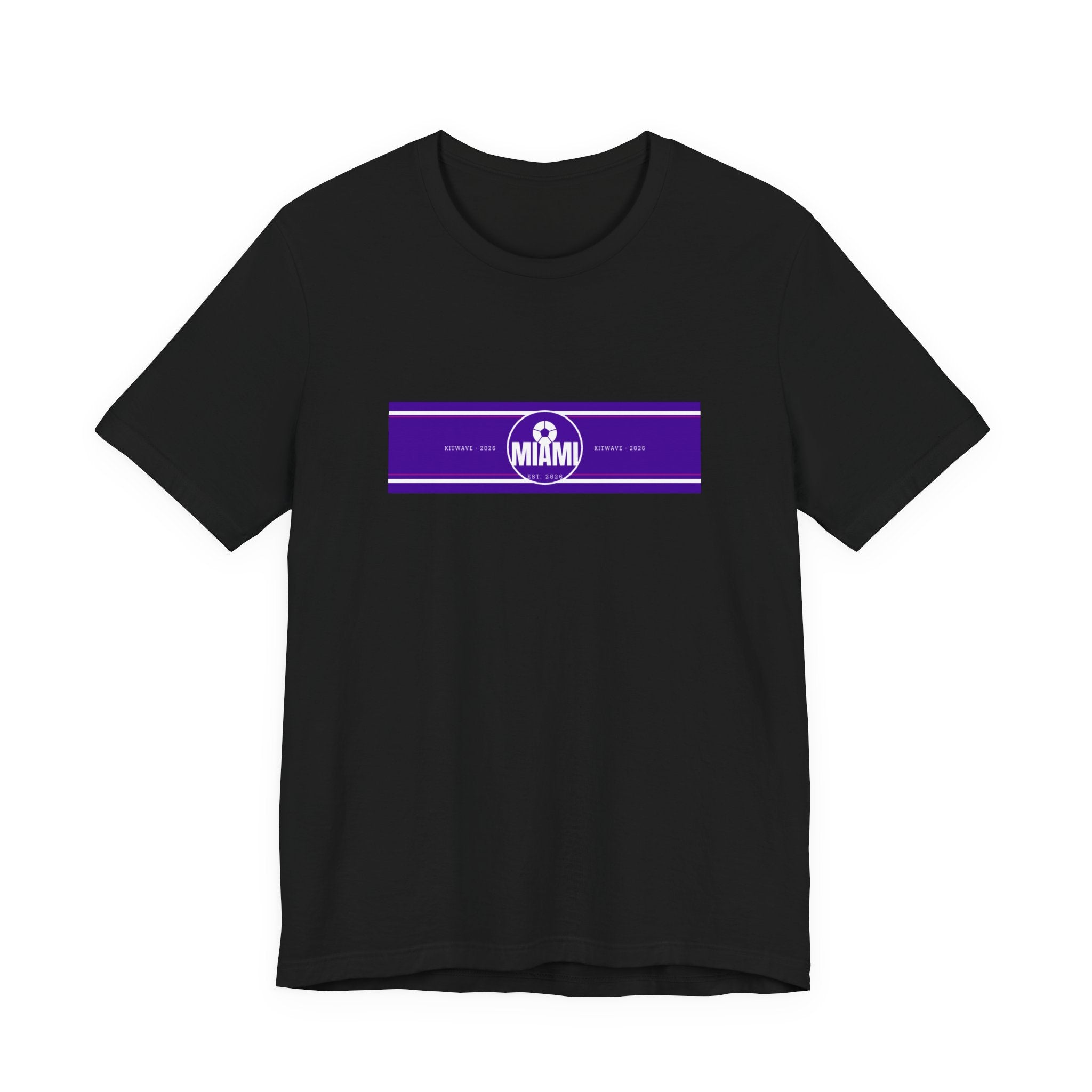 Miami City Poster Tee — Black · Limited Edition · Unisex