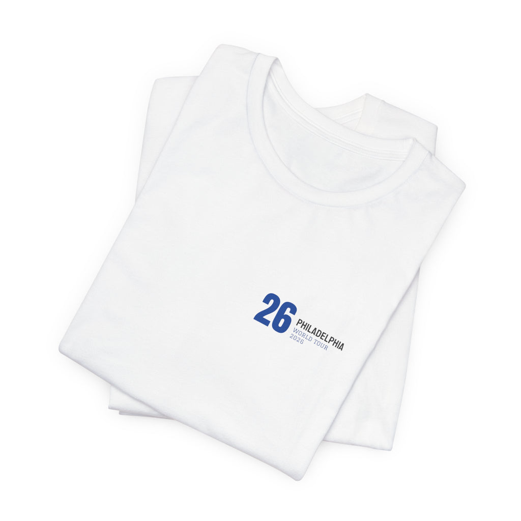 Philadelphia City Poster Tee — White · Limited Edition · Unisex