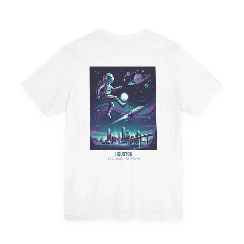 Houston City Poster Tee — White · Limited Edition · Unisex