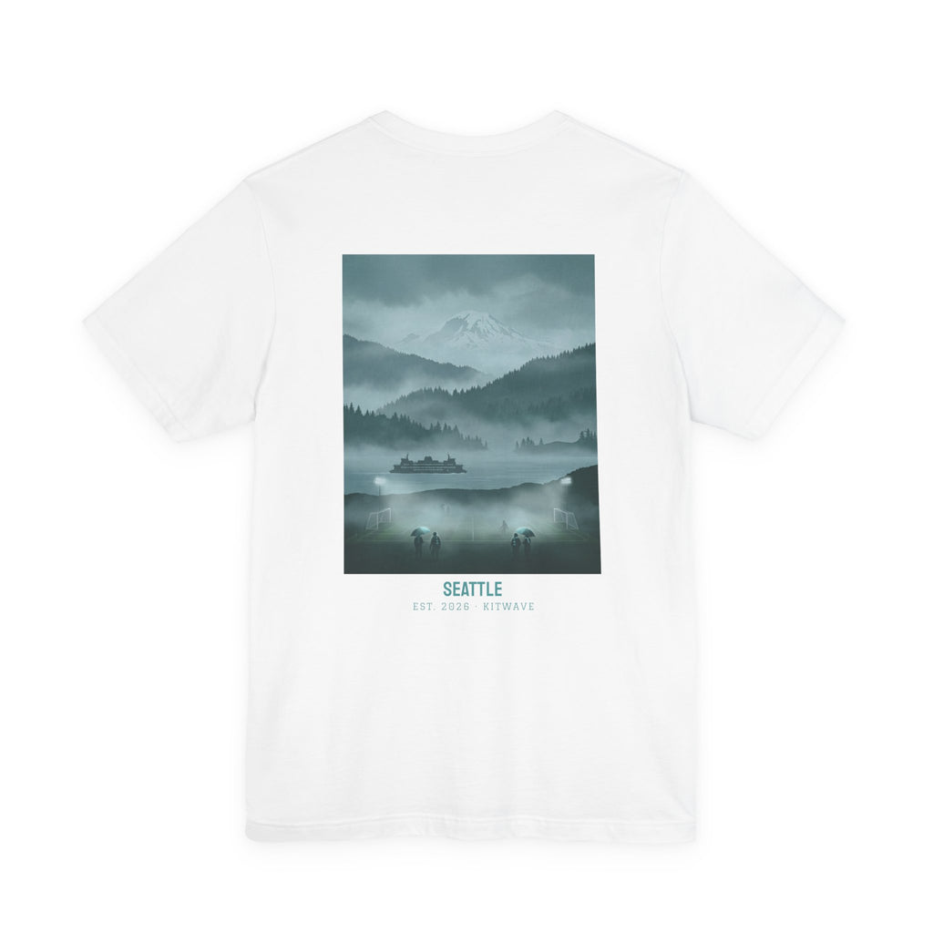 Seattle City Poster Tee - White · Limited Edition · Unisex