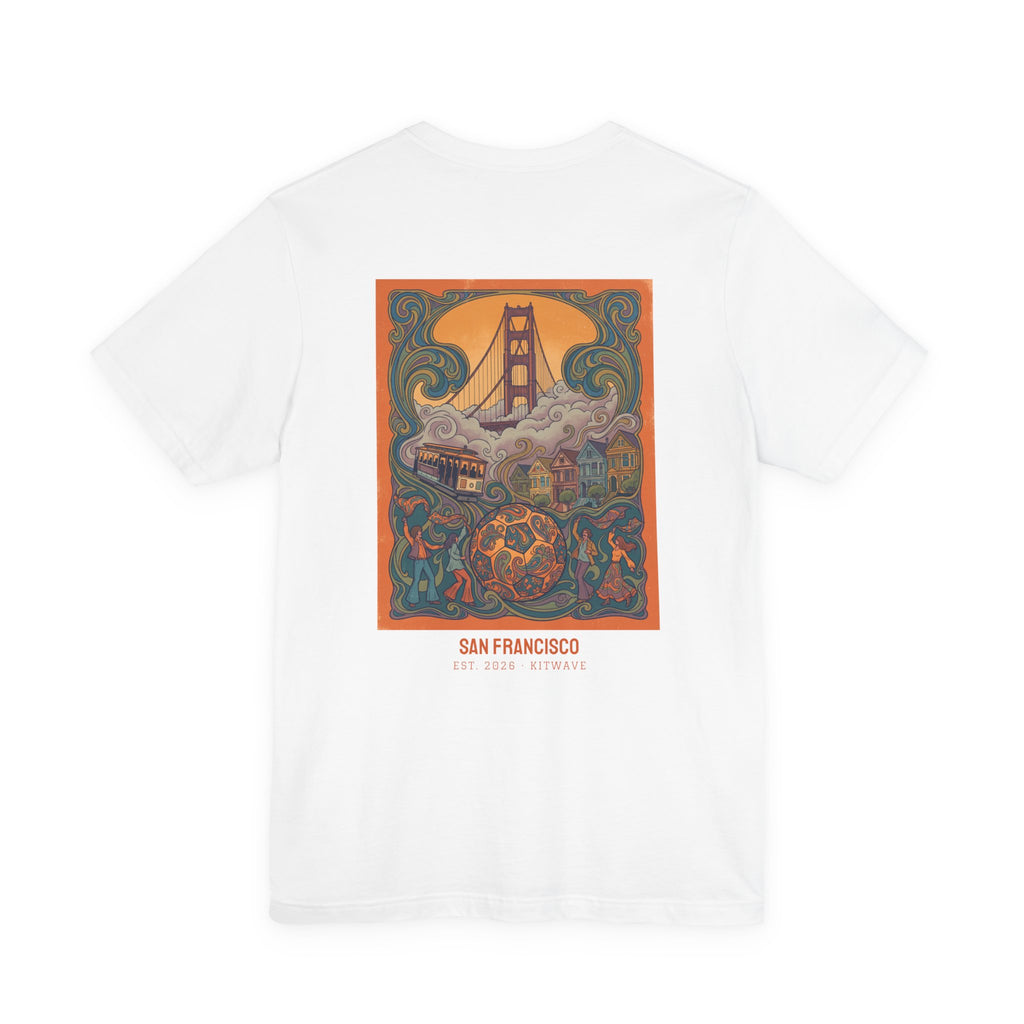 San Francisco City Poster Tee - White · Limited Edition · Unisex