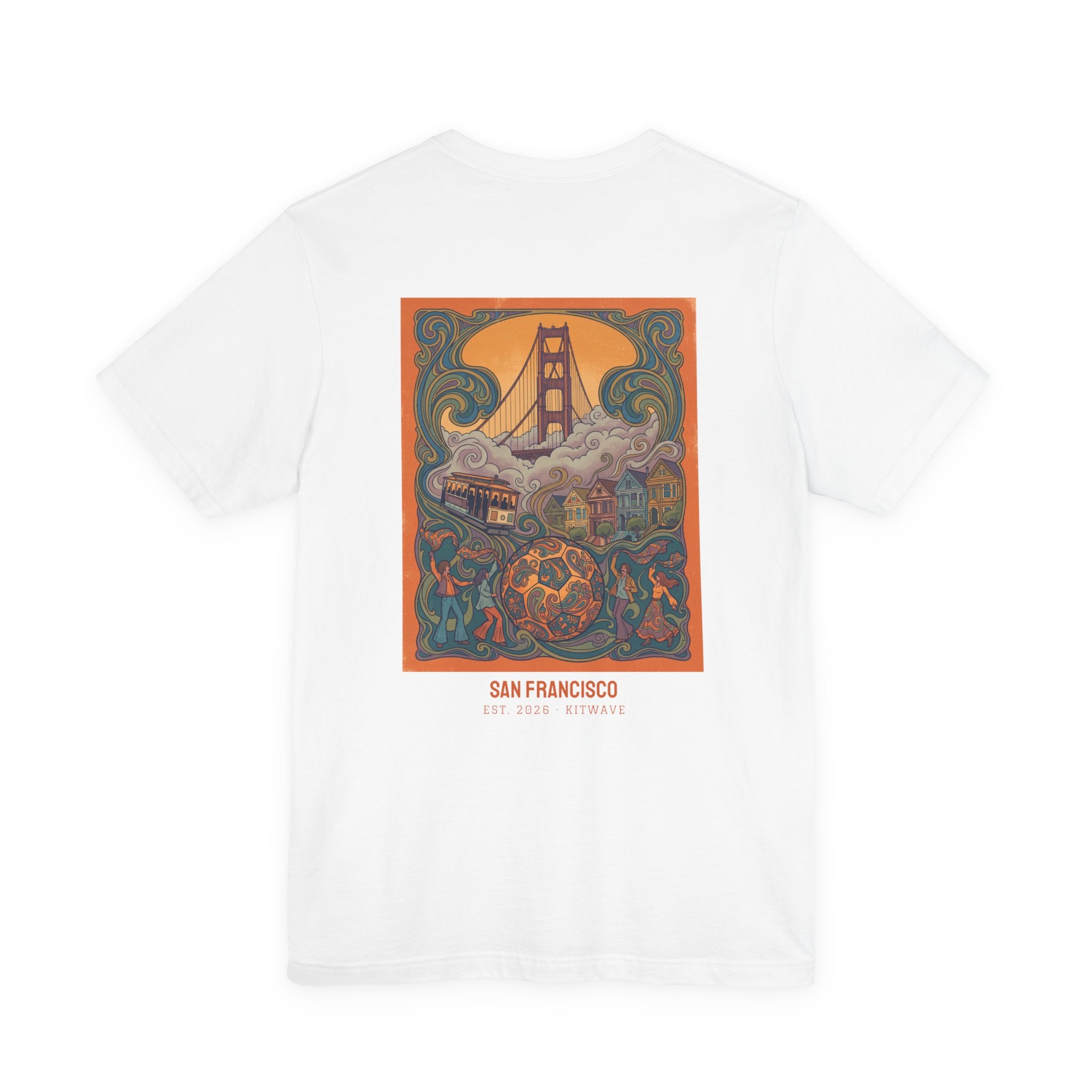 San Francisco City Poster Tee — White · Limited Edition · Unisex