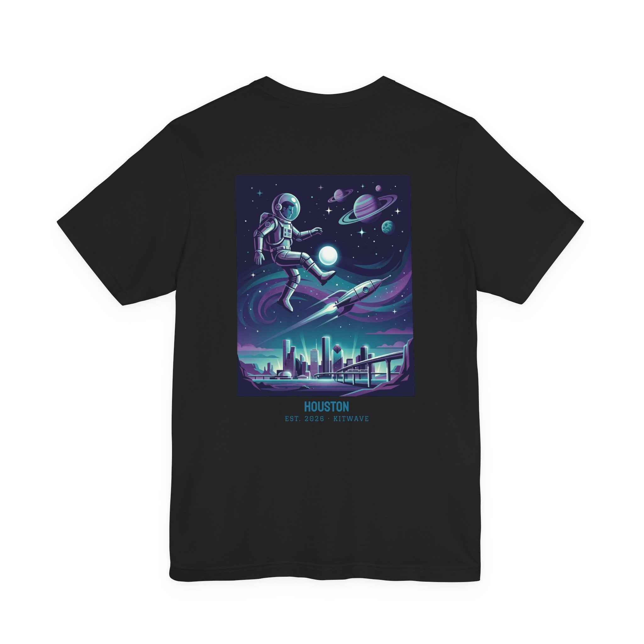 Houston City Poster Tee — Black · Limited Edition · Unisex