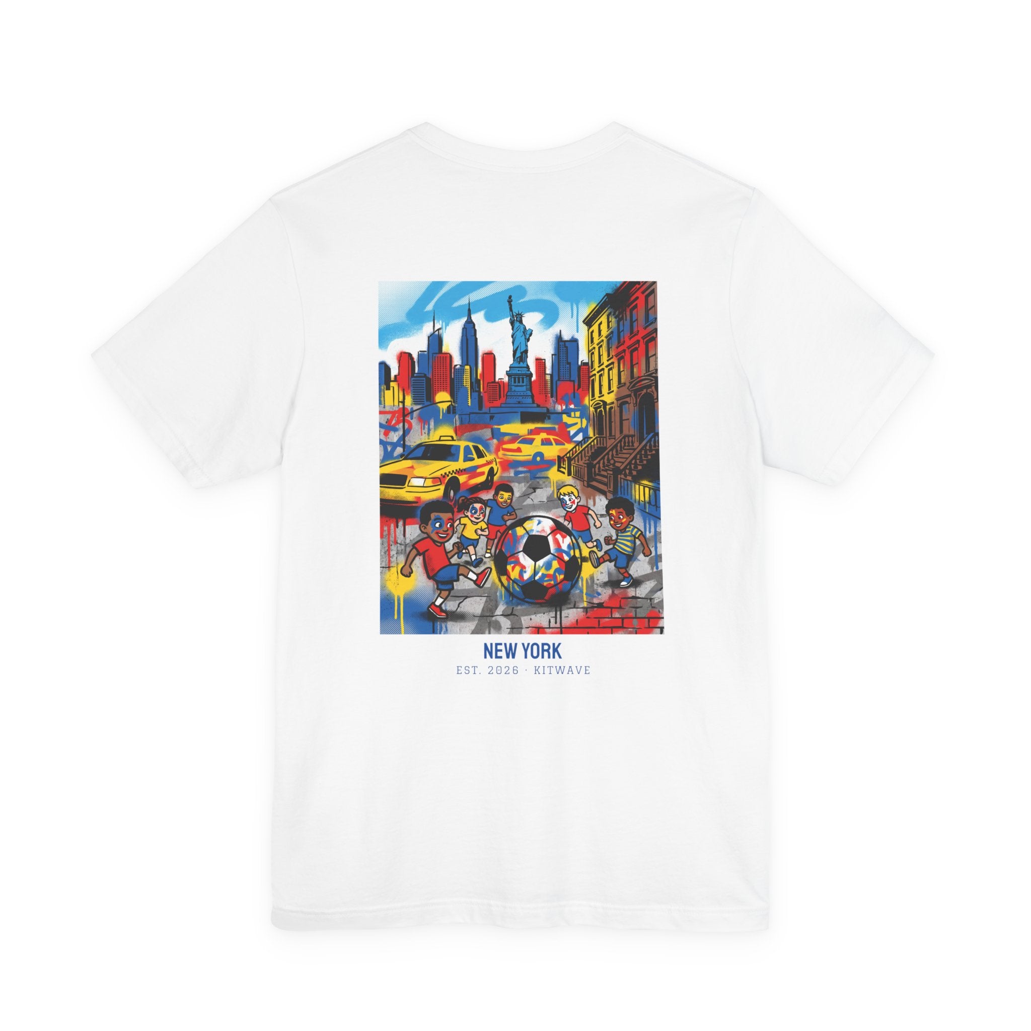 New York City Poster Tee — White · Limited Edition · Unisex