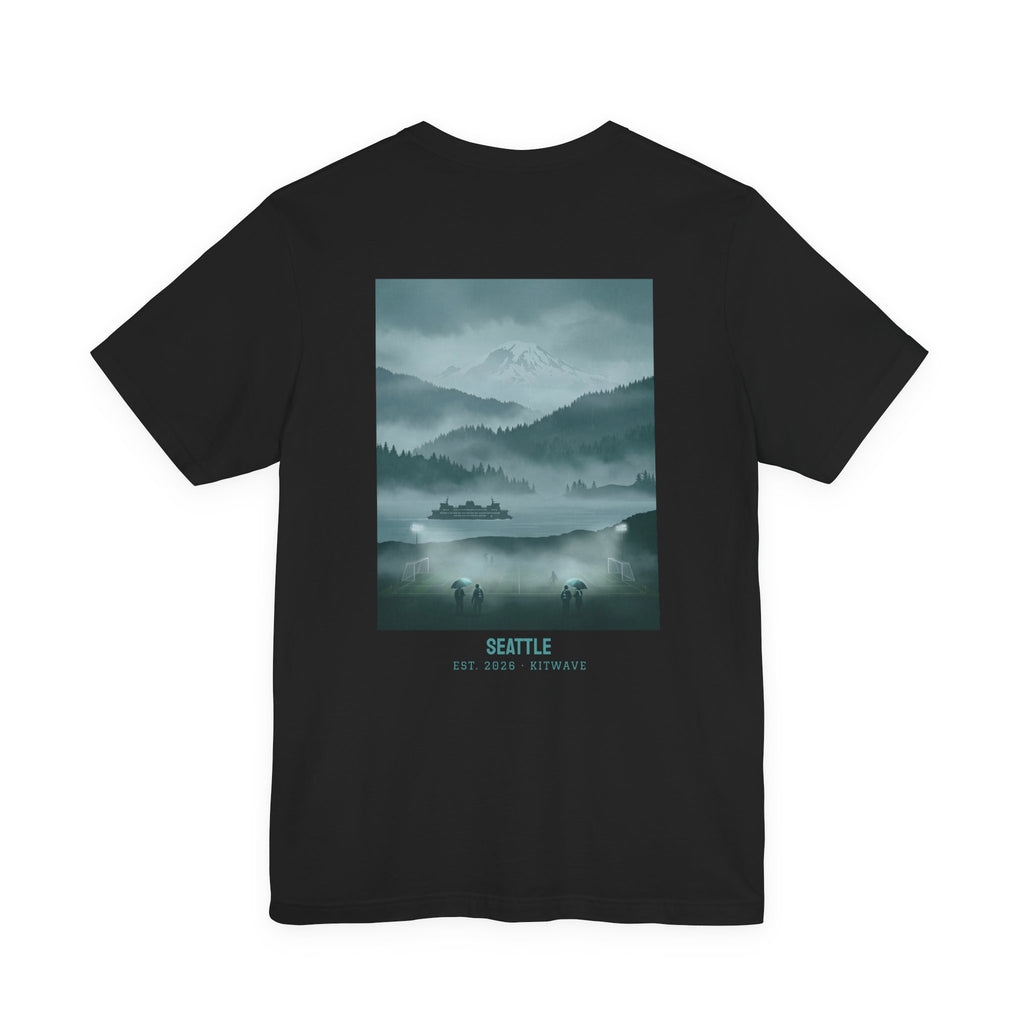 Seattle City Poster Tee — Black · Limited Edition · Unisex