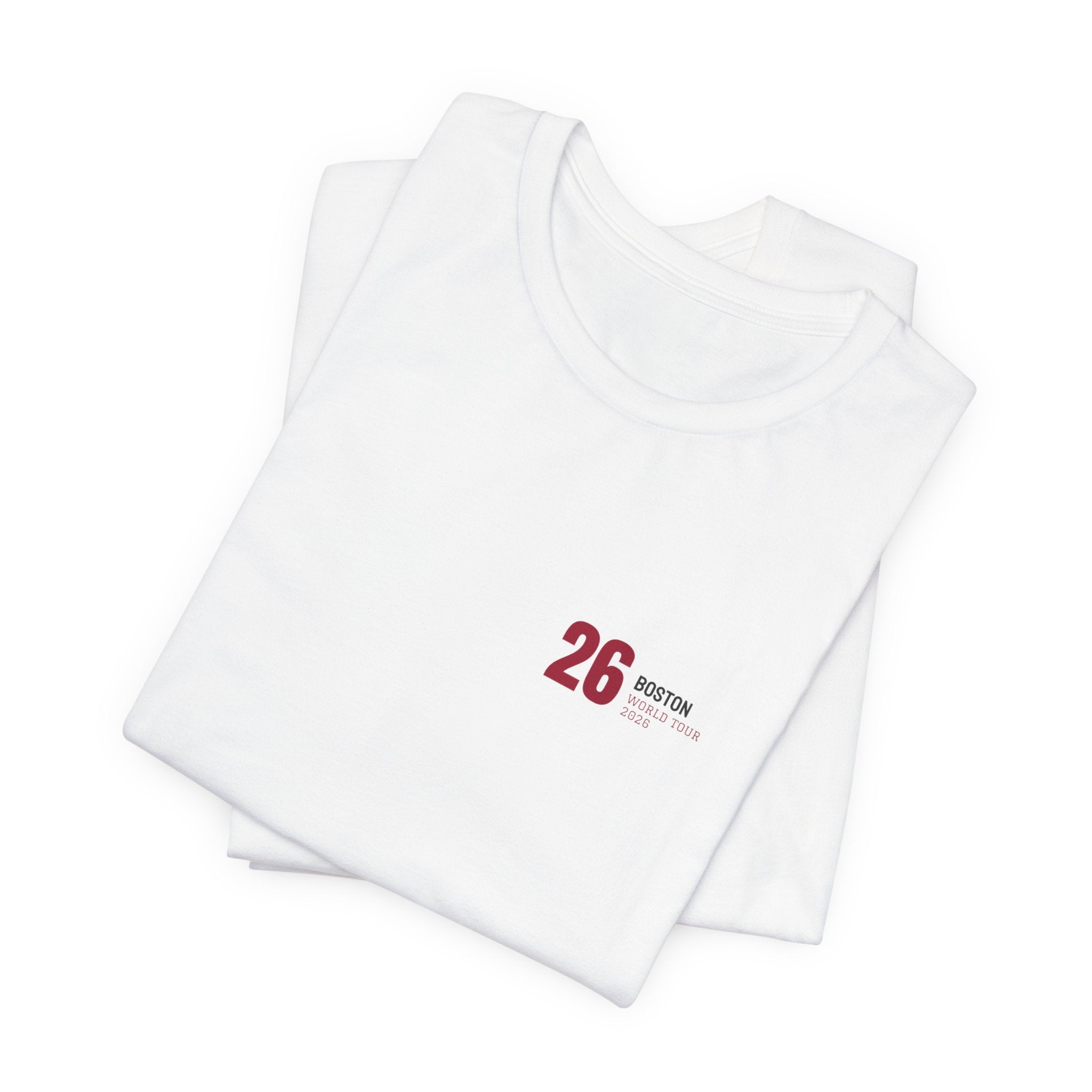 Boston City Poster Tee — White · Limited Edition · Unisex