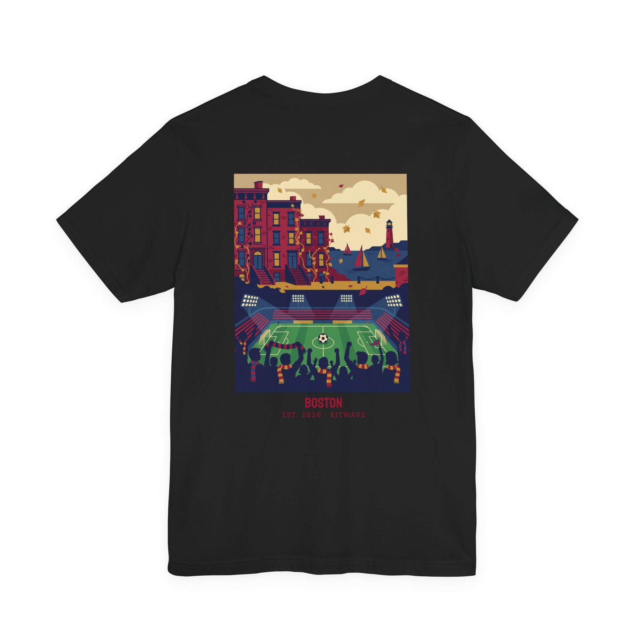 Boston City Poster Tee — Black · Limited Edition · Unisex