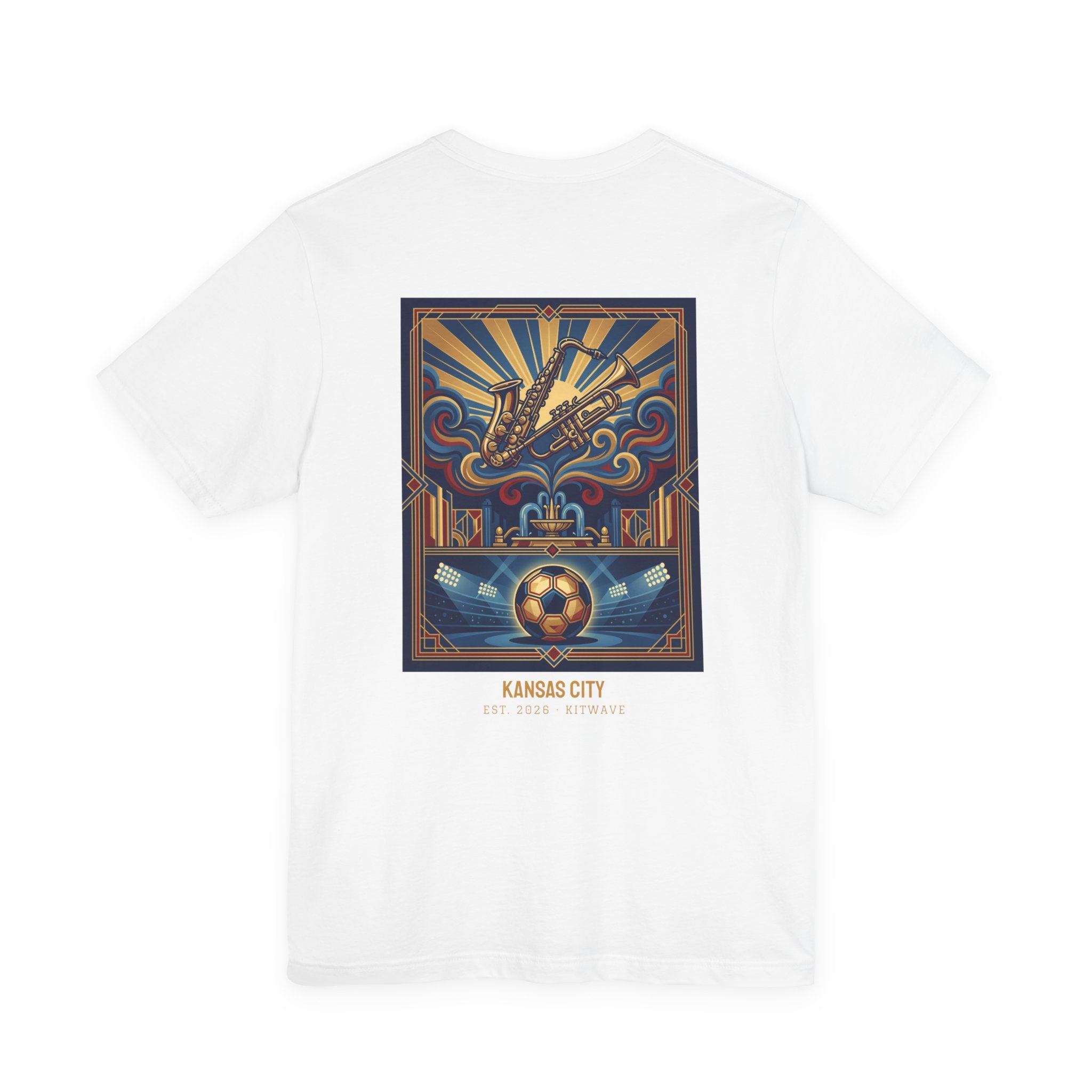 Kansas City Poster Tee — White · Limited Edition · Unisex