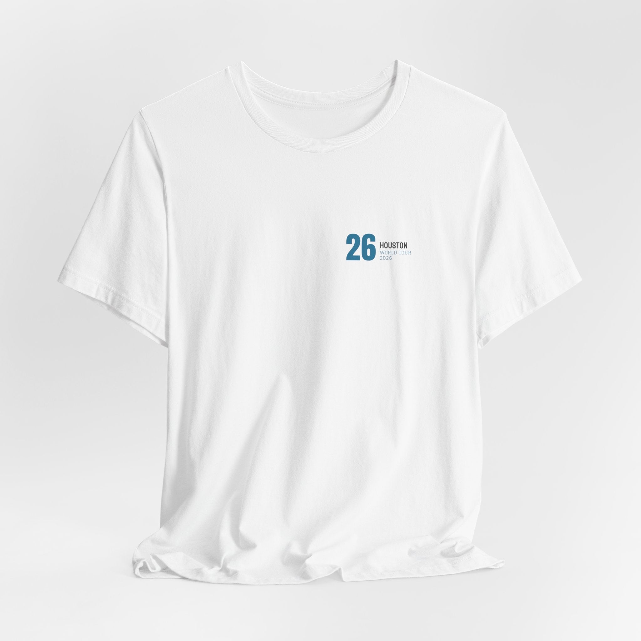 Houston City Poster Tee — White · Limited Edition · Unisex