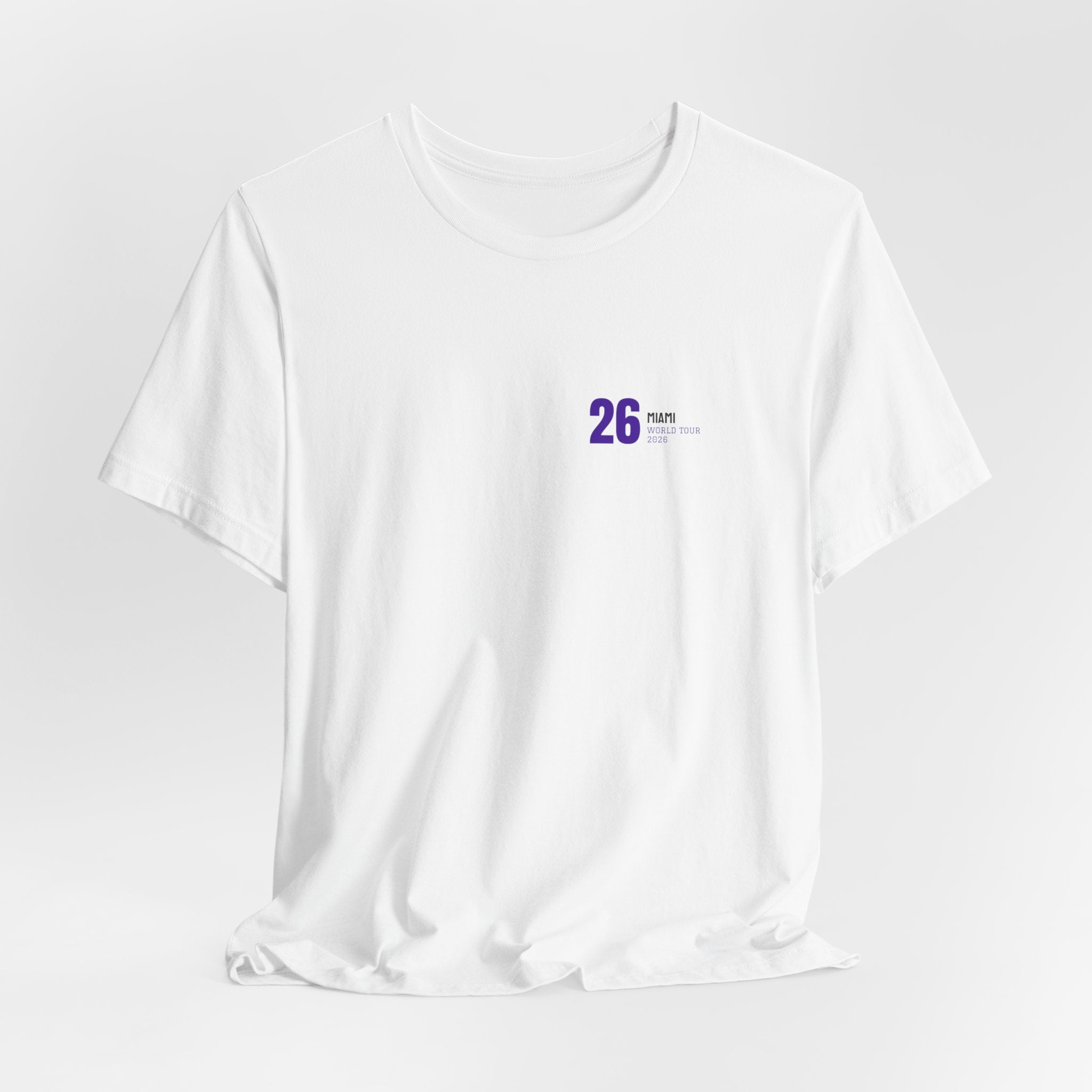 Miami City Poster Tee — White · Limited Edition · Unisex