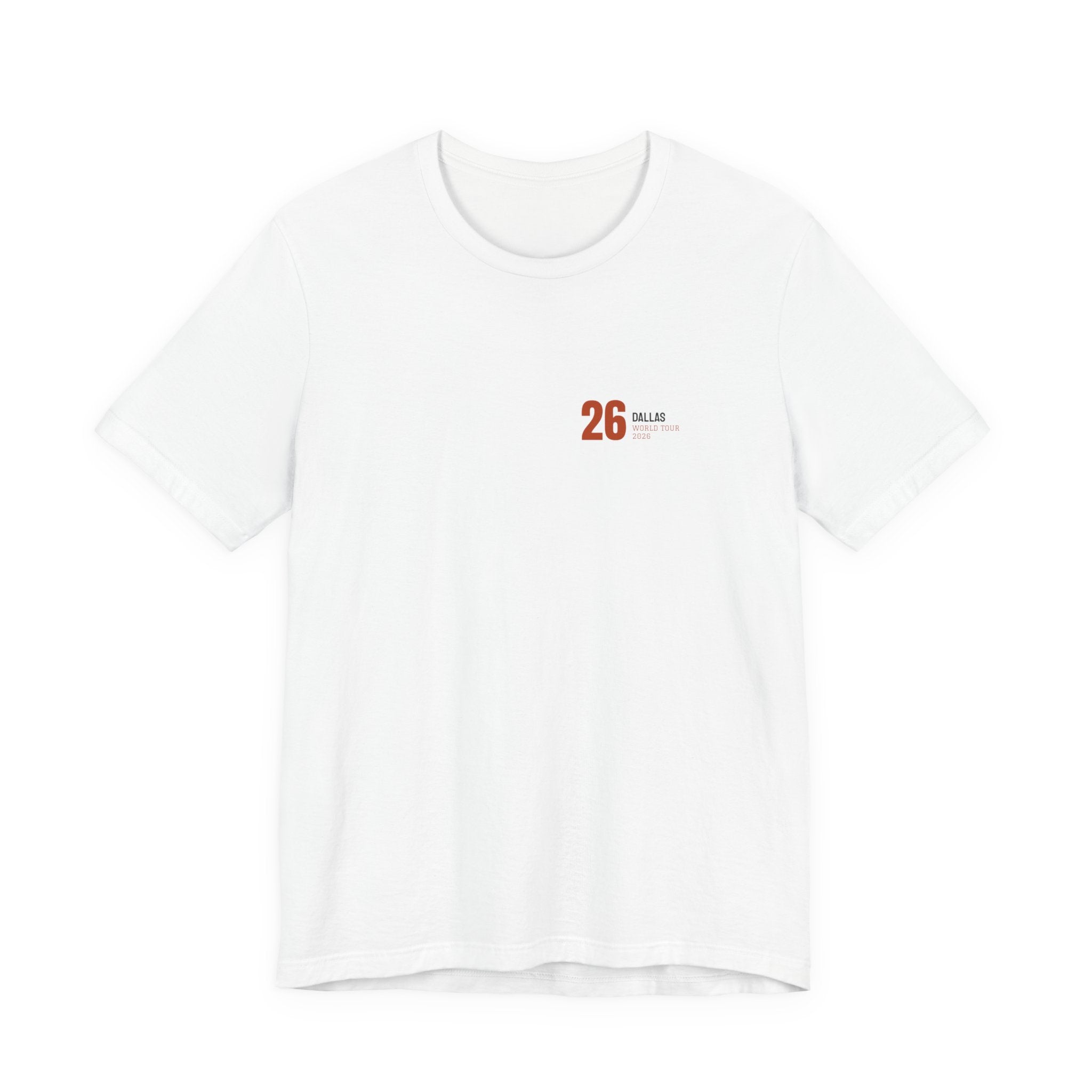 Dallas City Poster Tee — White · Limited Edition · Unisex
