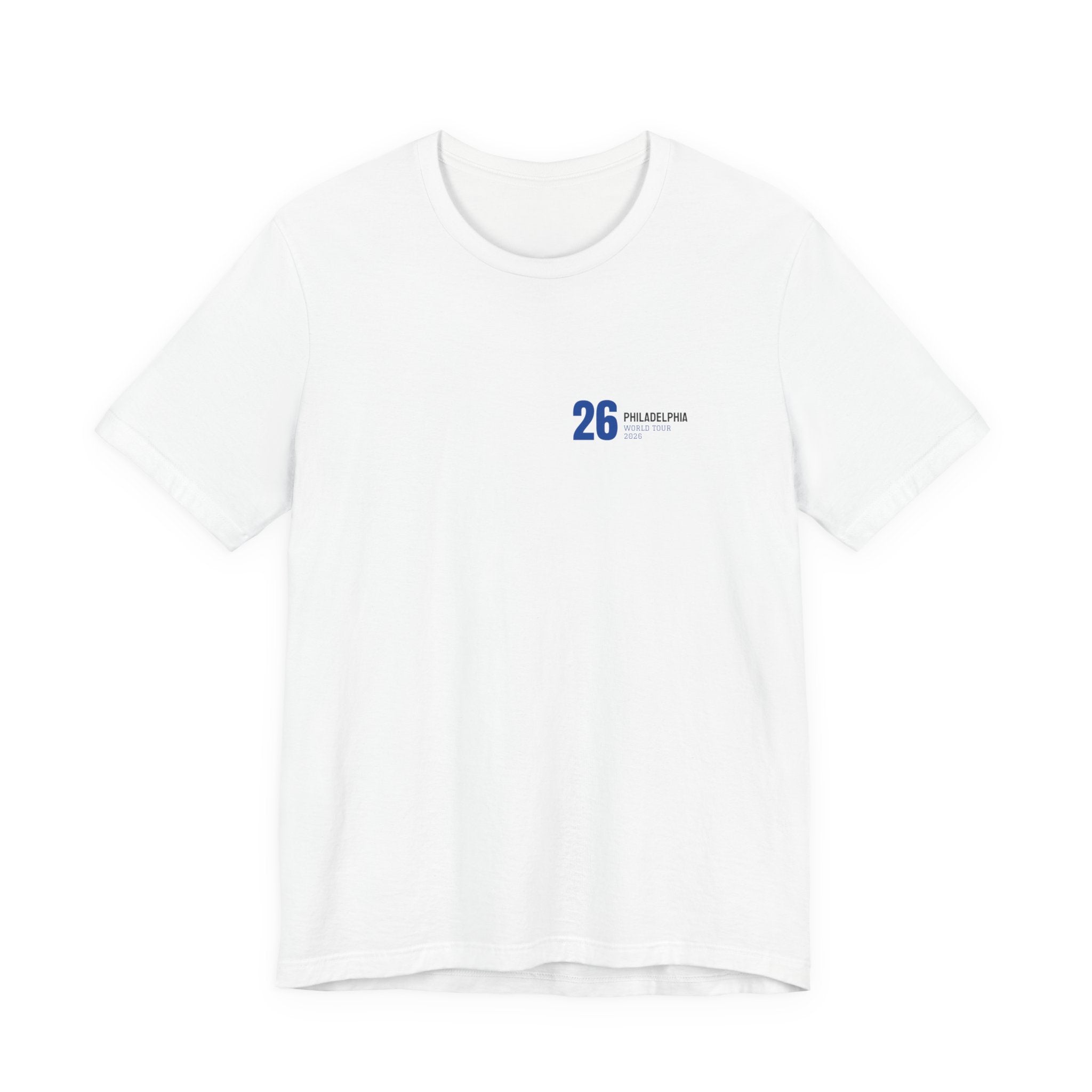 Philadelphia City Poster Tee — White · Limited Edition · Unisex