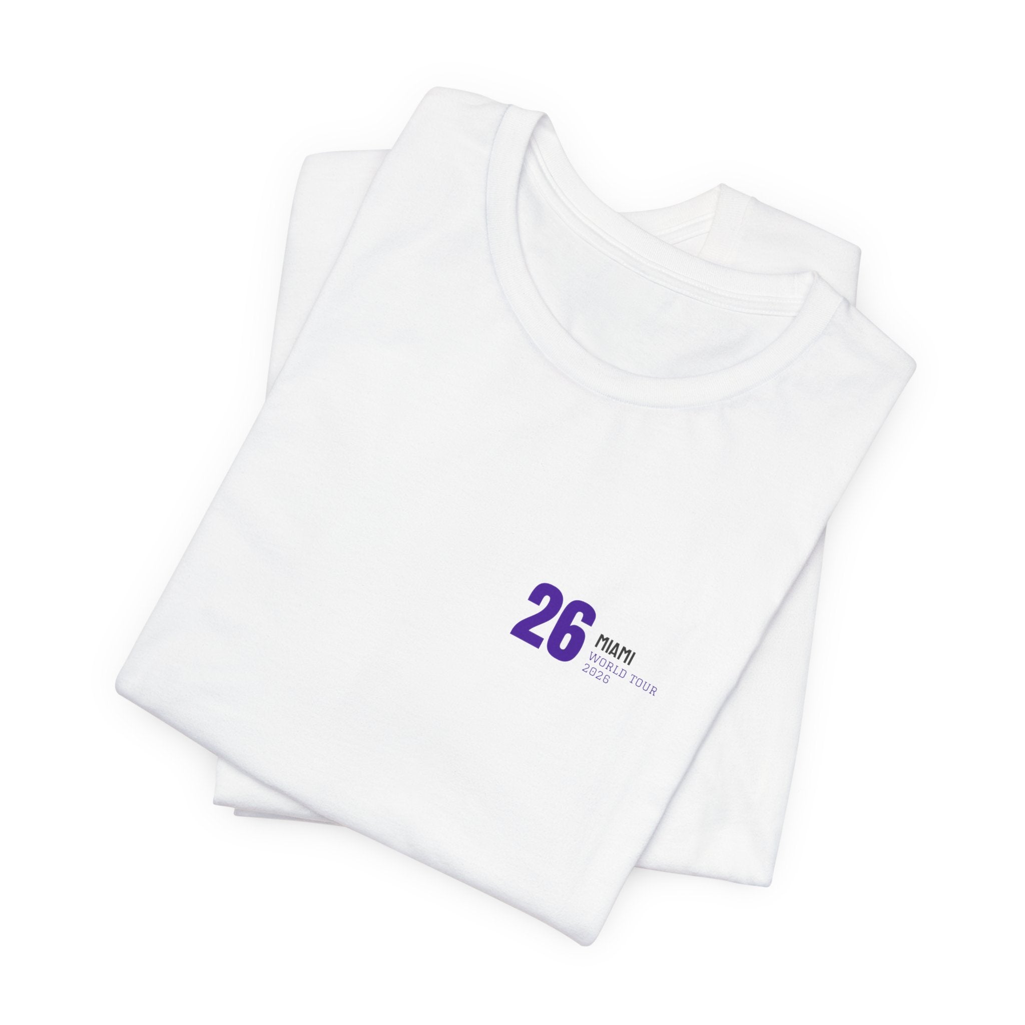 Miami City Poster Tee — White · Limited Edition · Unisex
