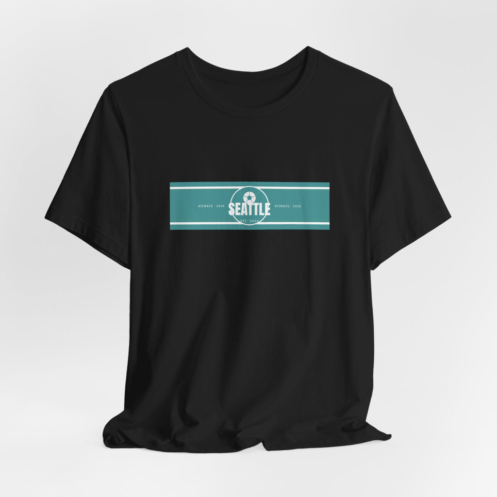Seattle City Poster Tee — Black · Limited Edition · Unisex