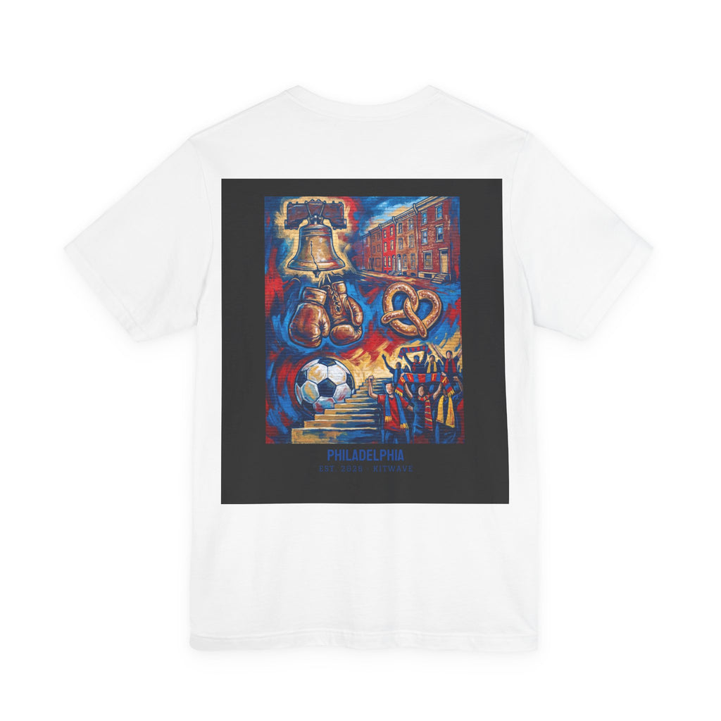 Philadelphia City Poster Tee — White · Limited Edition · Unisex