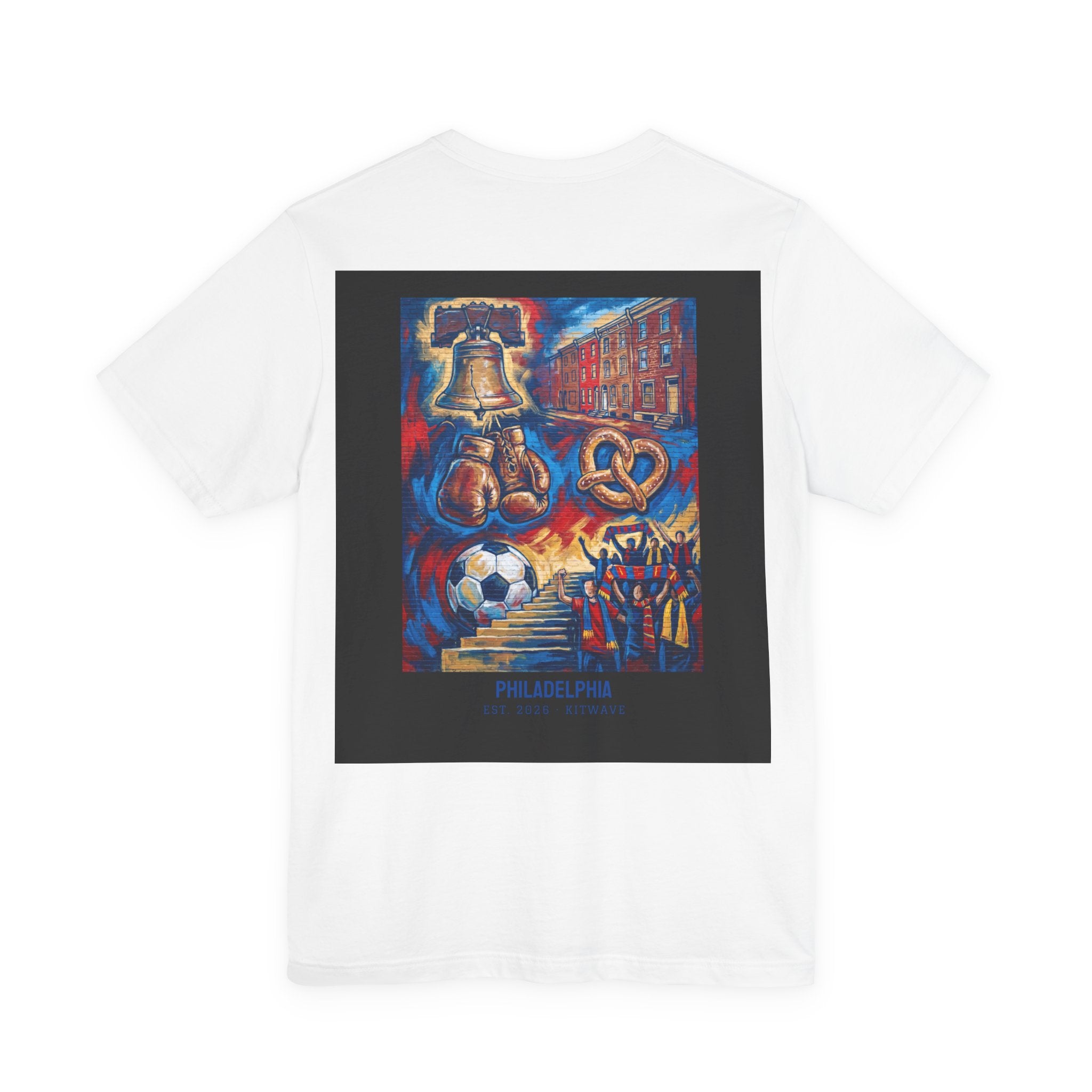 Philadelphia City Poster Tee — White · Limited Edition · Unisex