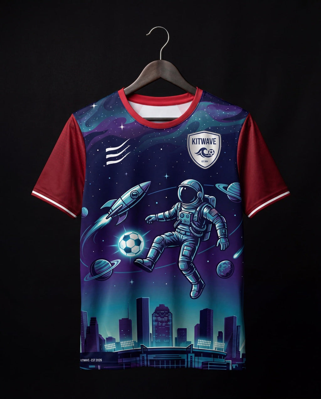 Houston City Jersey on hanger
