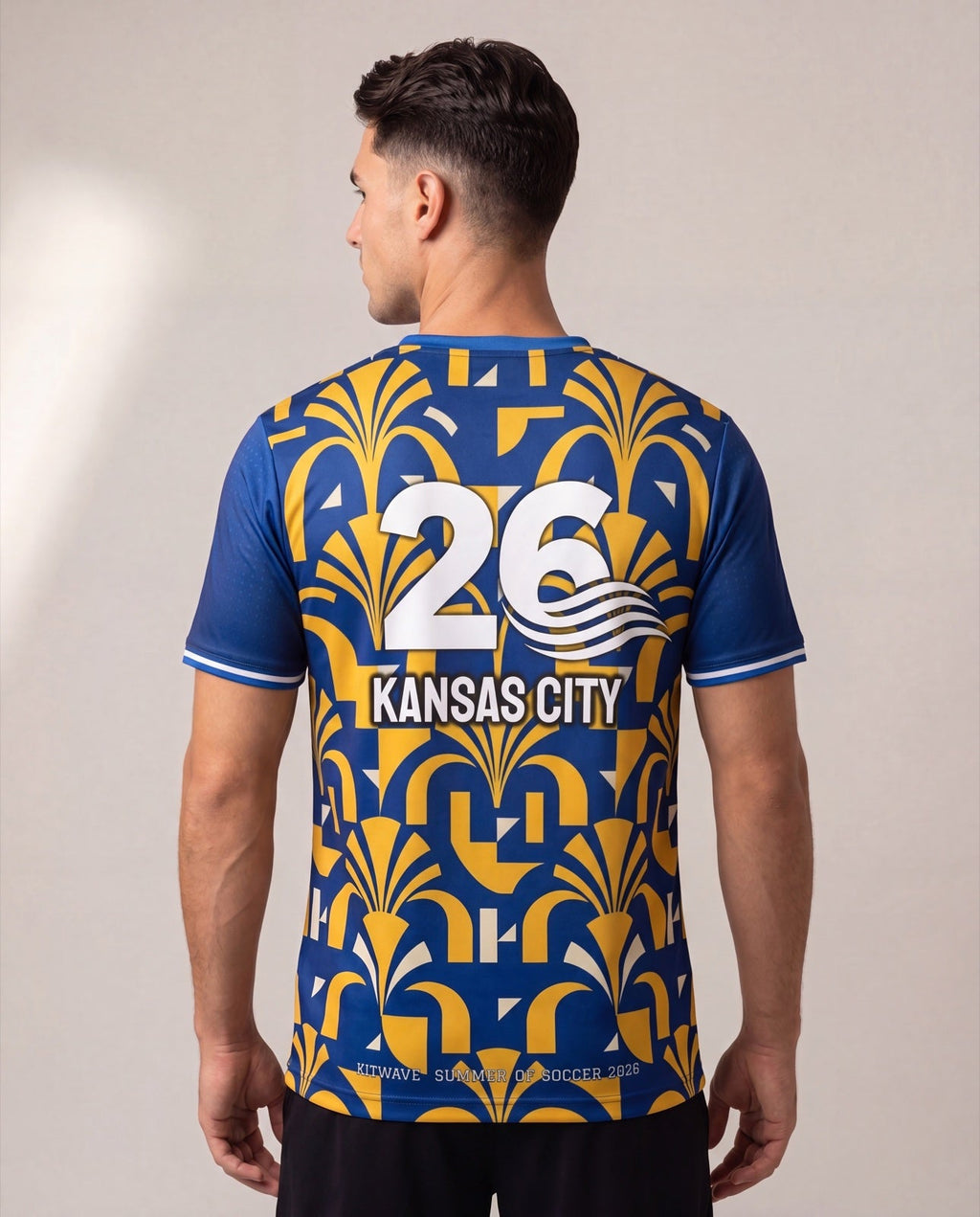 Kansas City City Jersey worn back view
