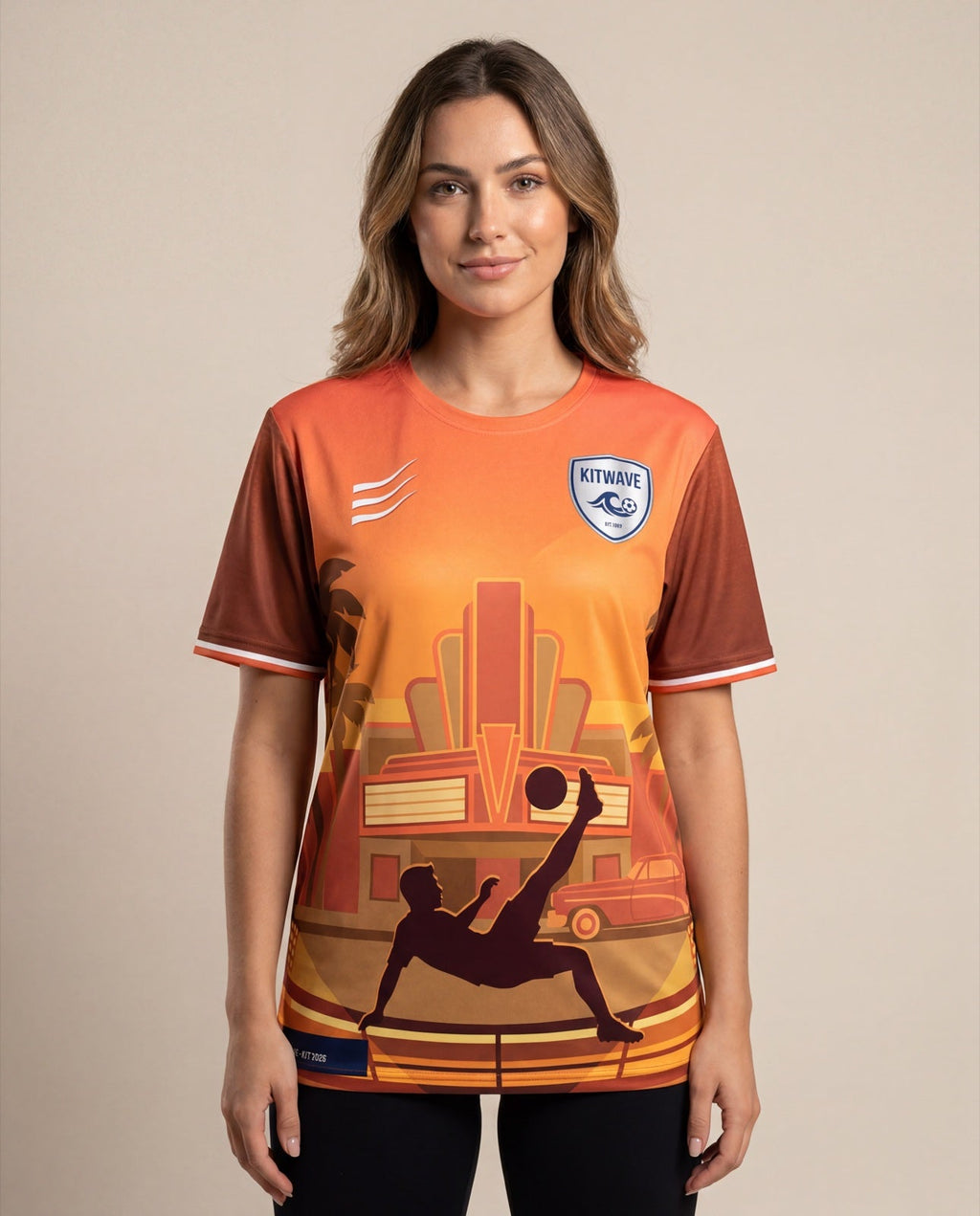 Los Angeles City Jersey worn front view