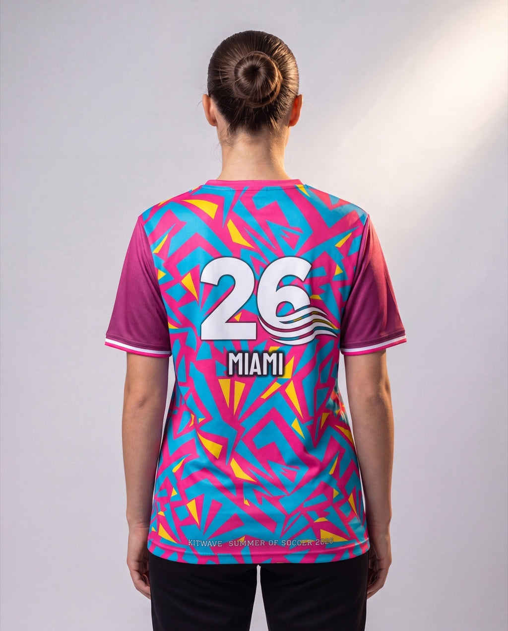 Miami City Jersey worn back view