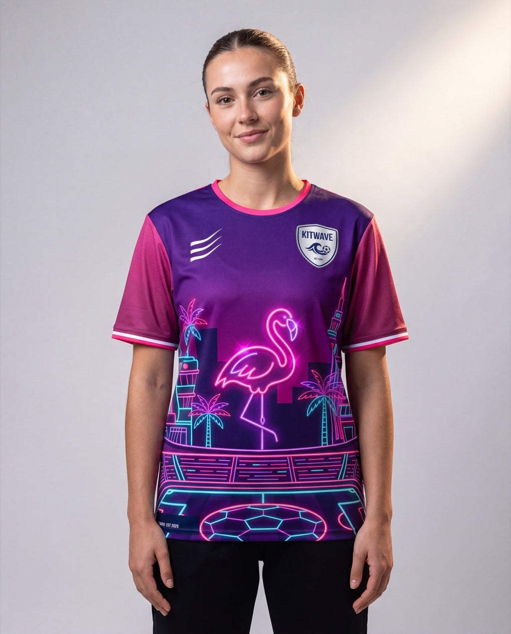 Miami City Jersey worn front view