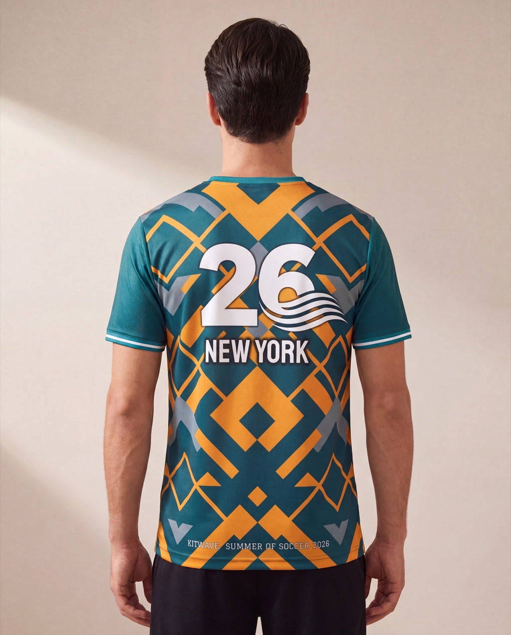 New York City Jersey worn back view