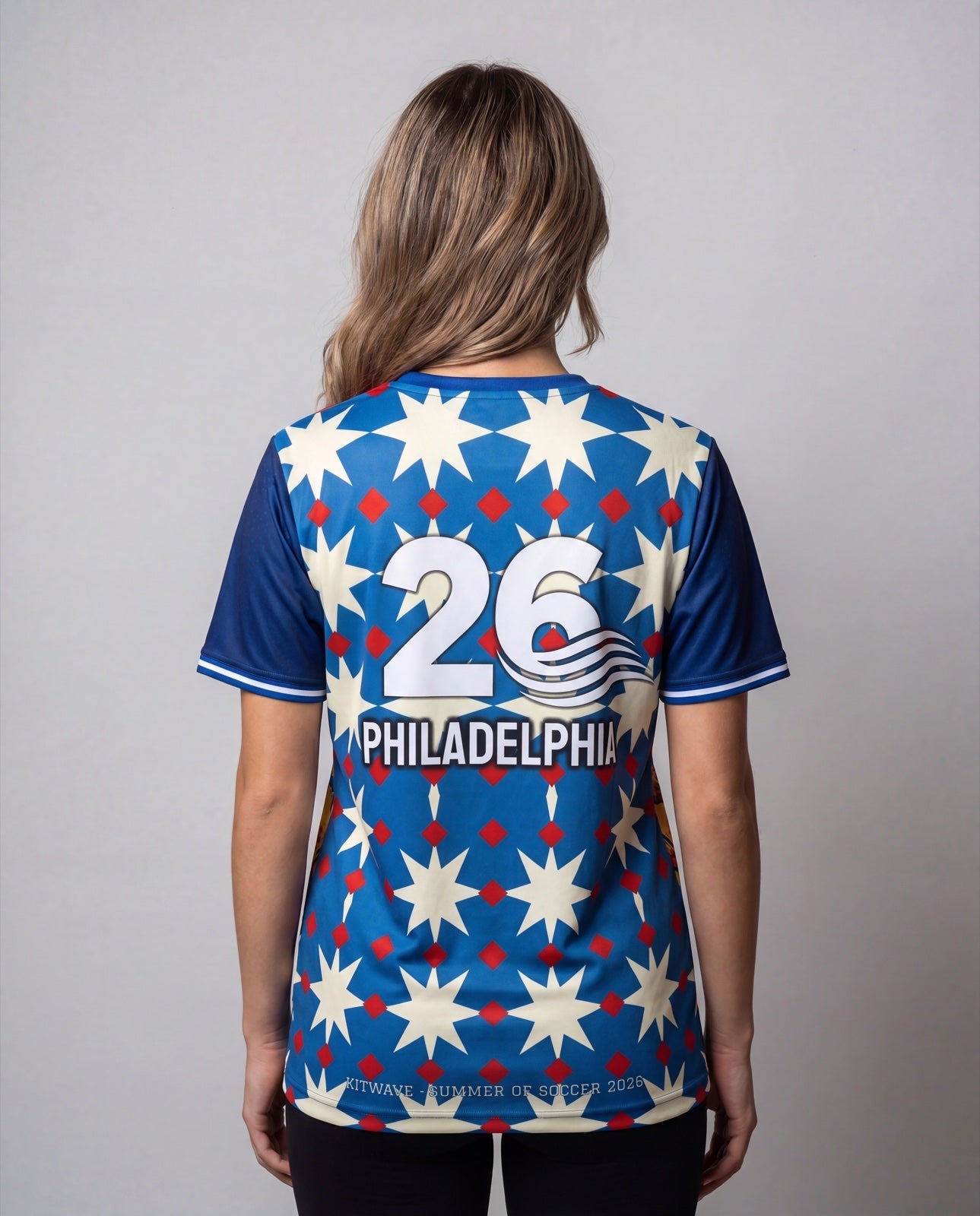 Philadelphia City Jersey worn back view