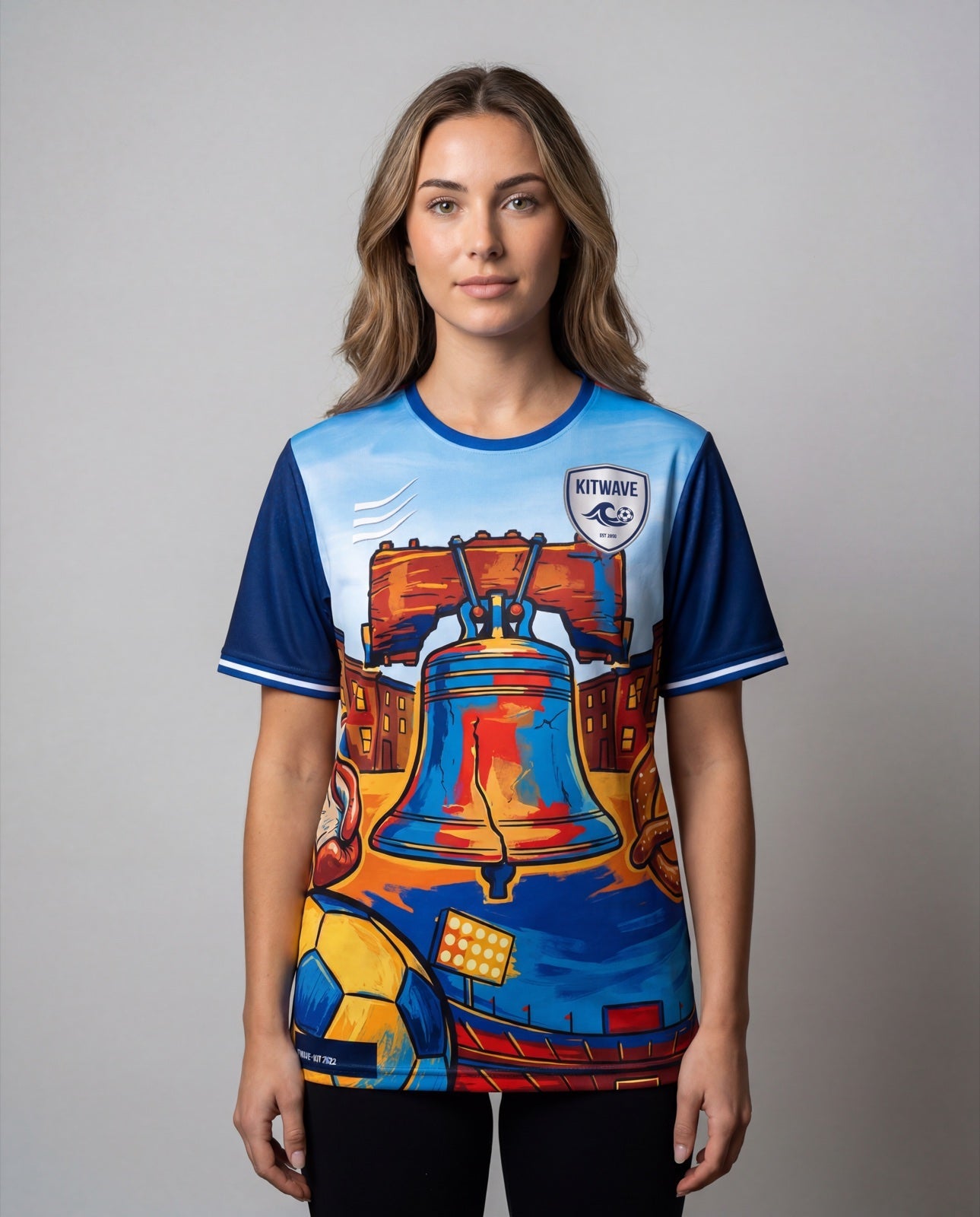 Philadelphia City Jersey worn front view