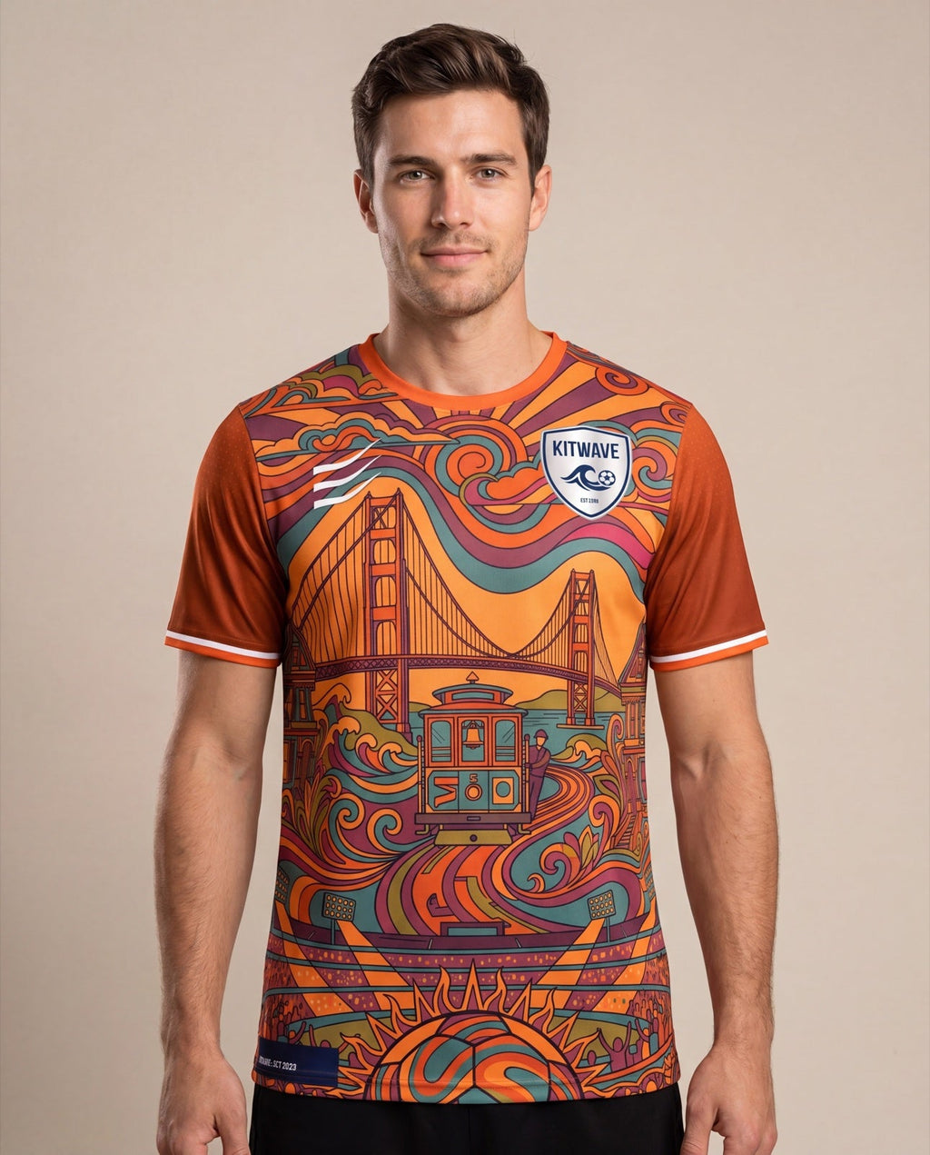 San Francisco City Jersey worn front view