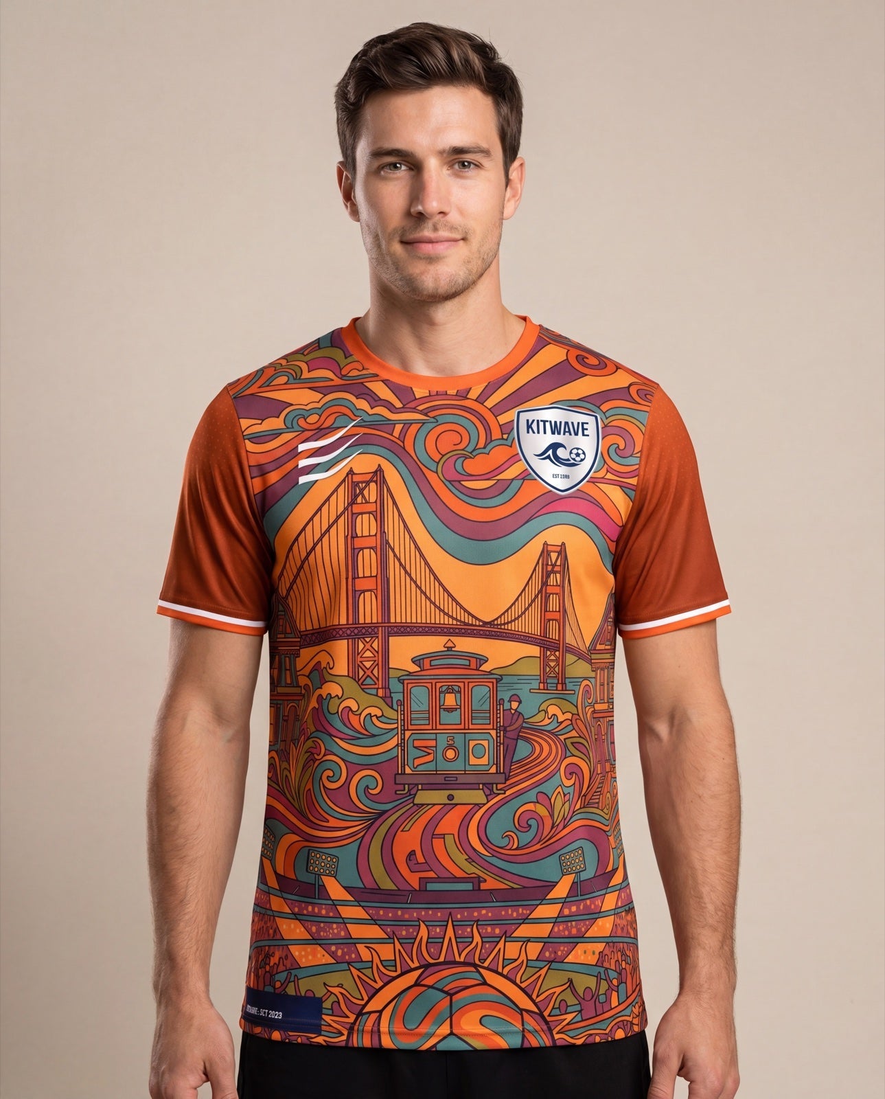 San Francisco City Jersey worn front view