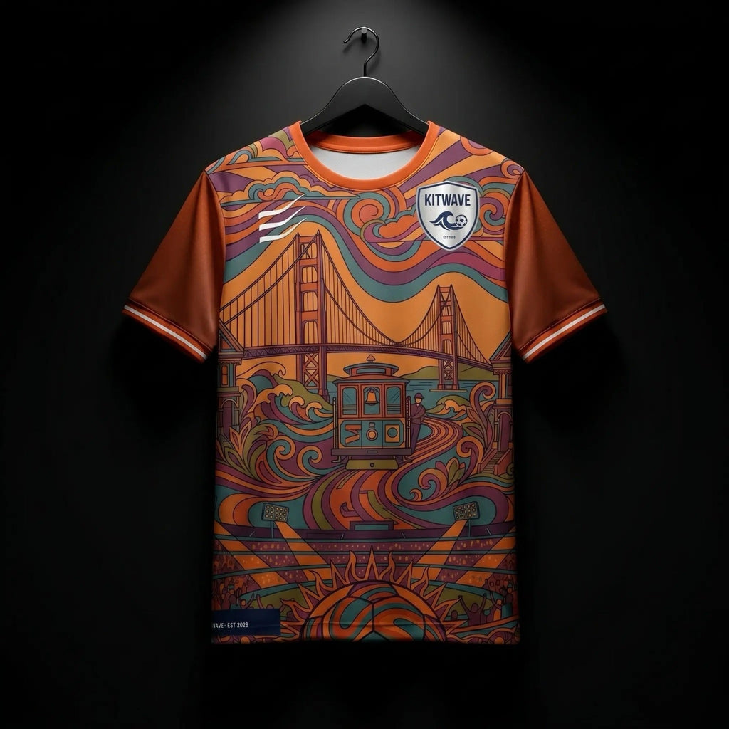 San Francisco City Jersey on hanger